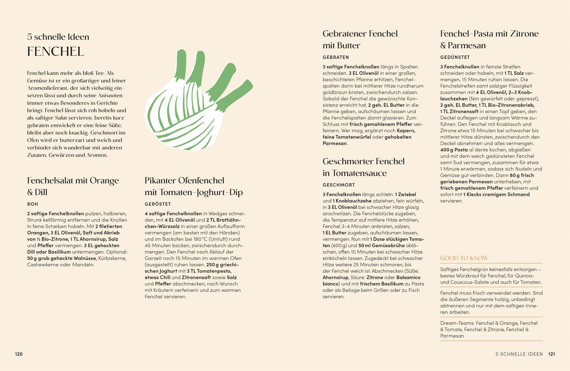 Beispielinhalt (Bild) Jeden Tag Gemüse