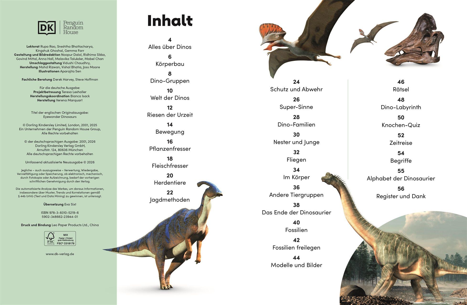 Beispielinhalt (Bild) memo Wissen Kids. Dinosaurier