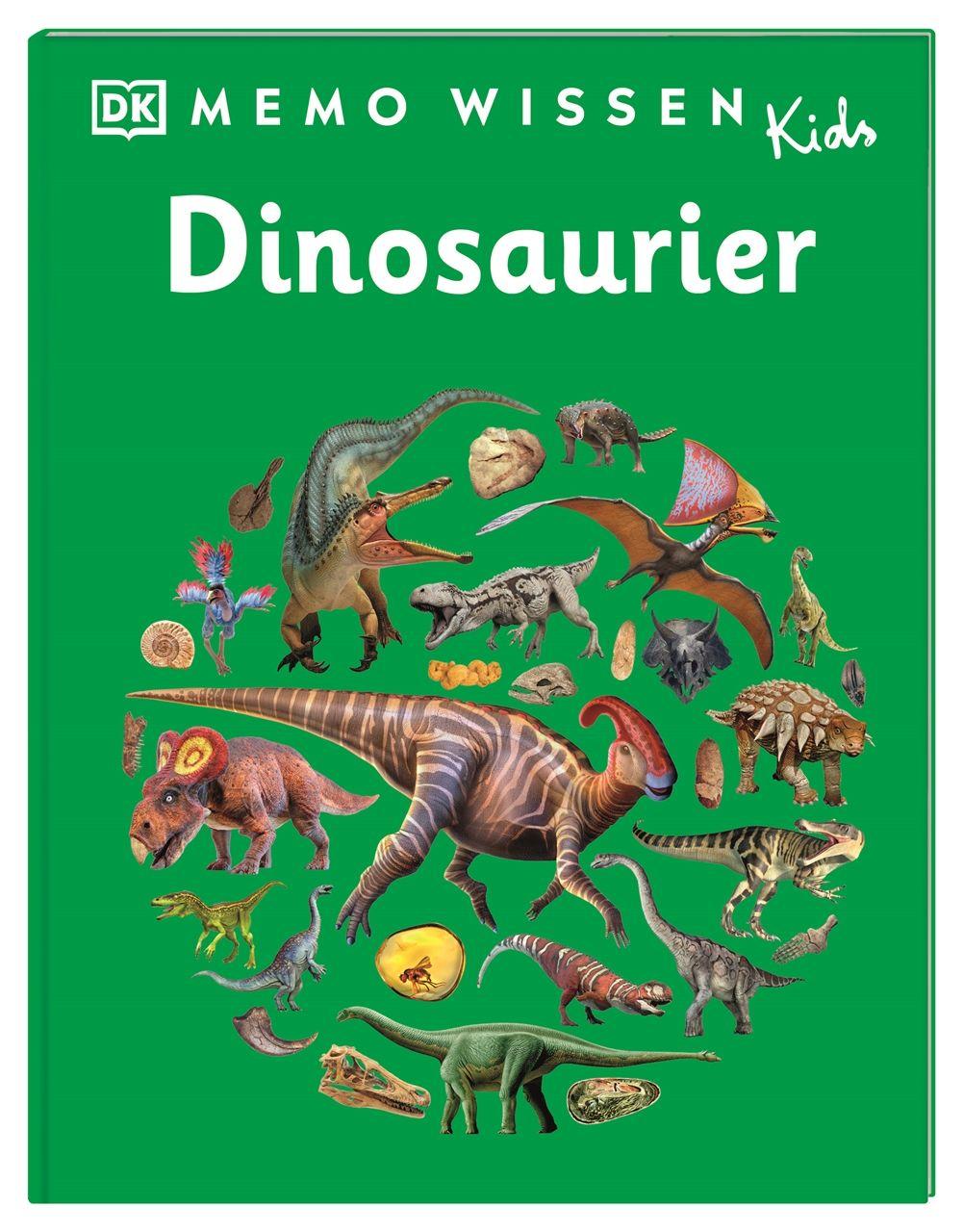 Vorderes Coverbild memo Wissen Kids. Dinosaurier