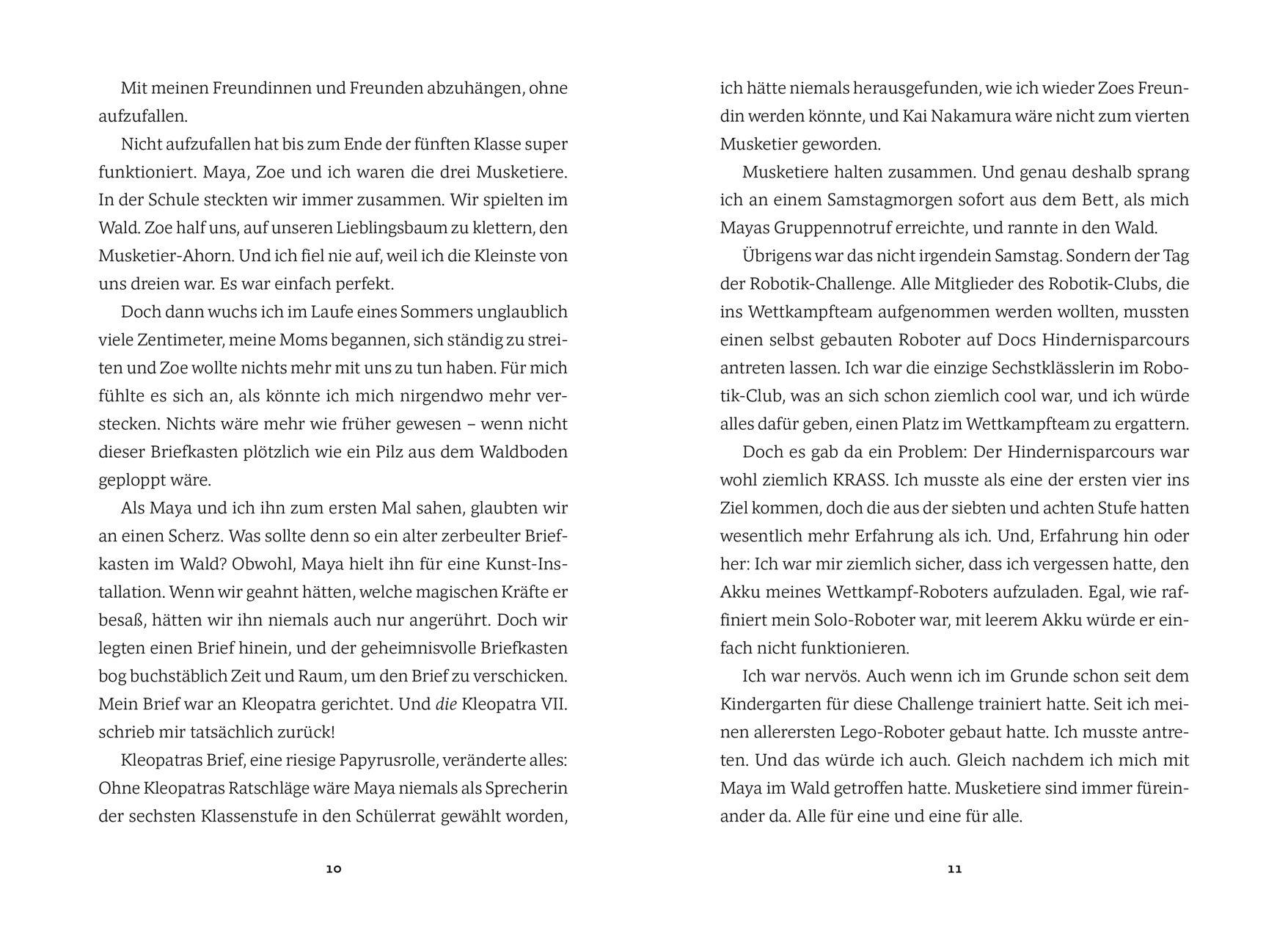 Beispielinhalt (Bild) Secret Society of Rebel Girls. Wie ich zur Hüterin des Schlüsselsteins wurde (Band 2)