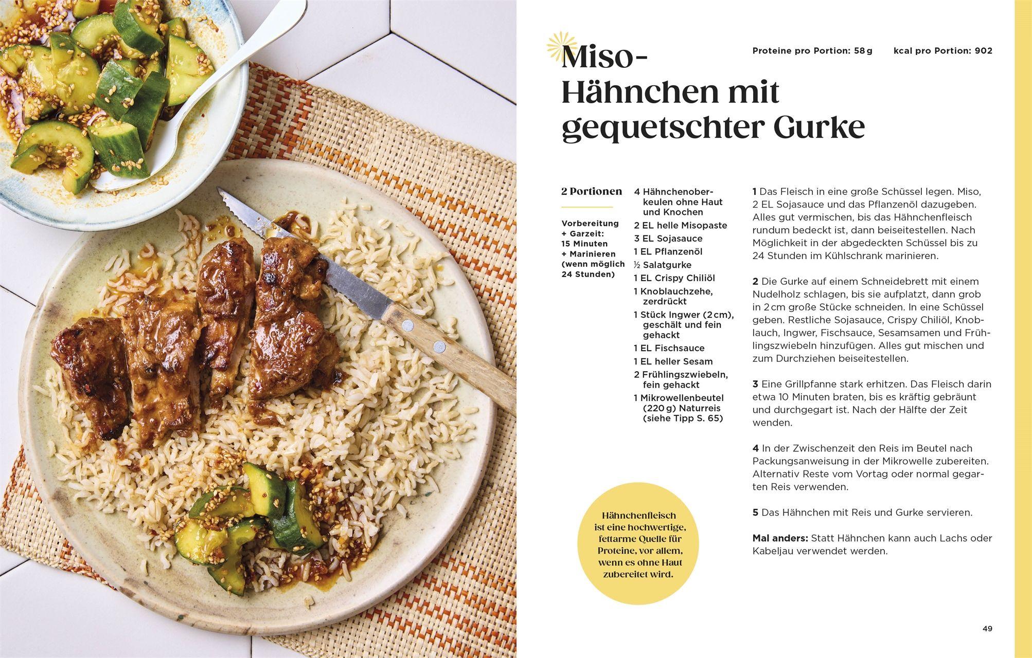 Beispielinhalt (Bild) Healthy Everyday. High Protein ganz natürlich