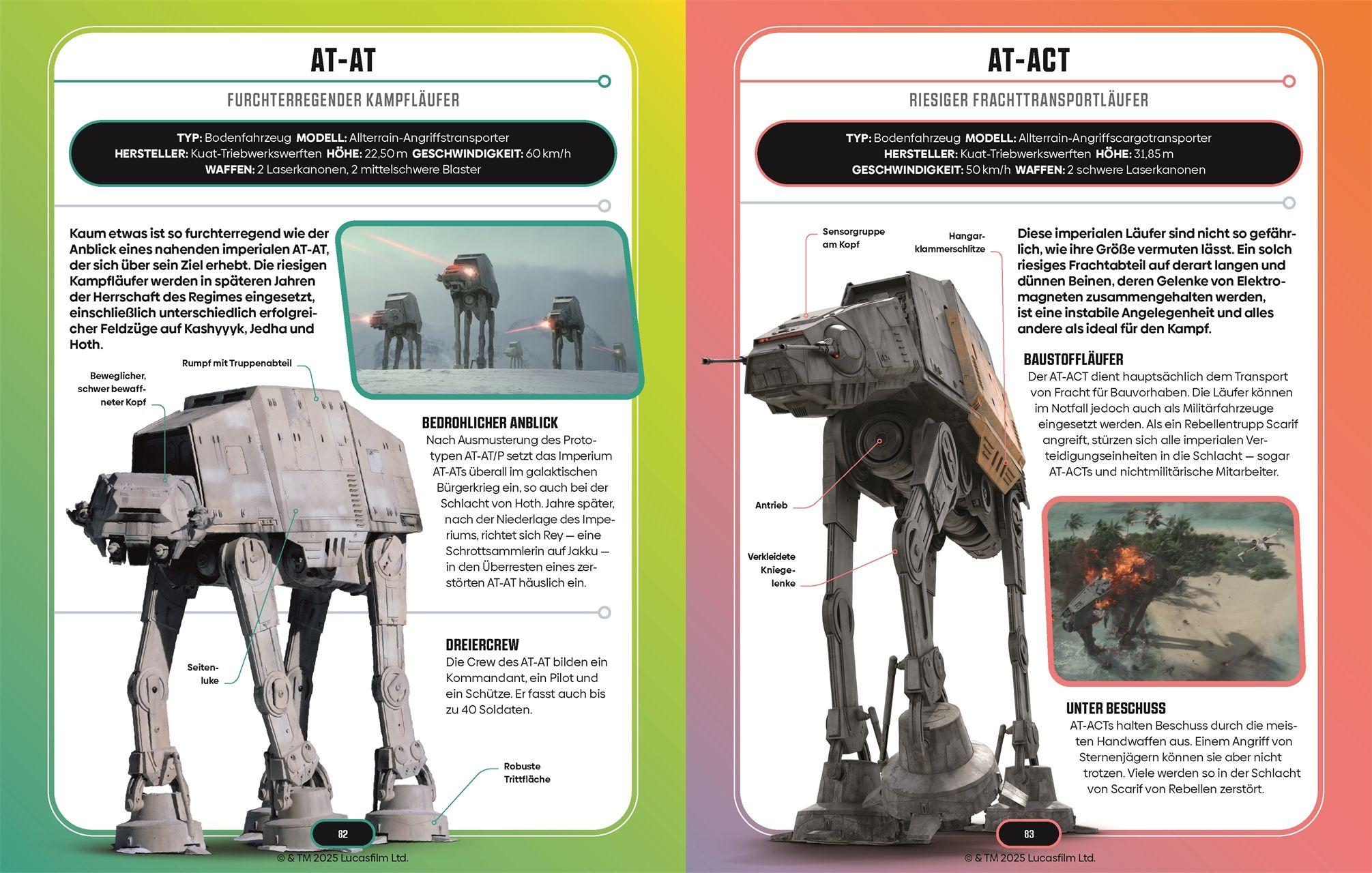 Beispielinhalt (Bild) Star Wars Lexikon der Raumschiffe und Fahrzeuge