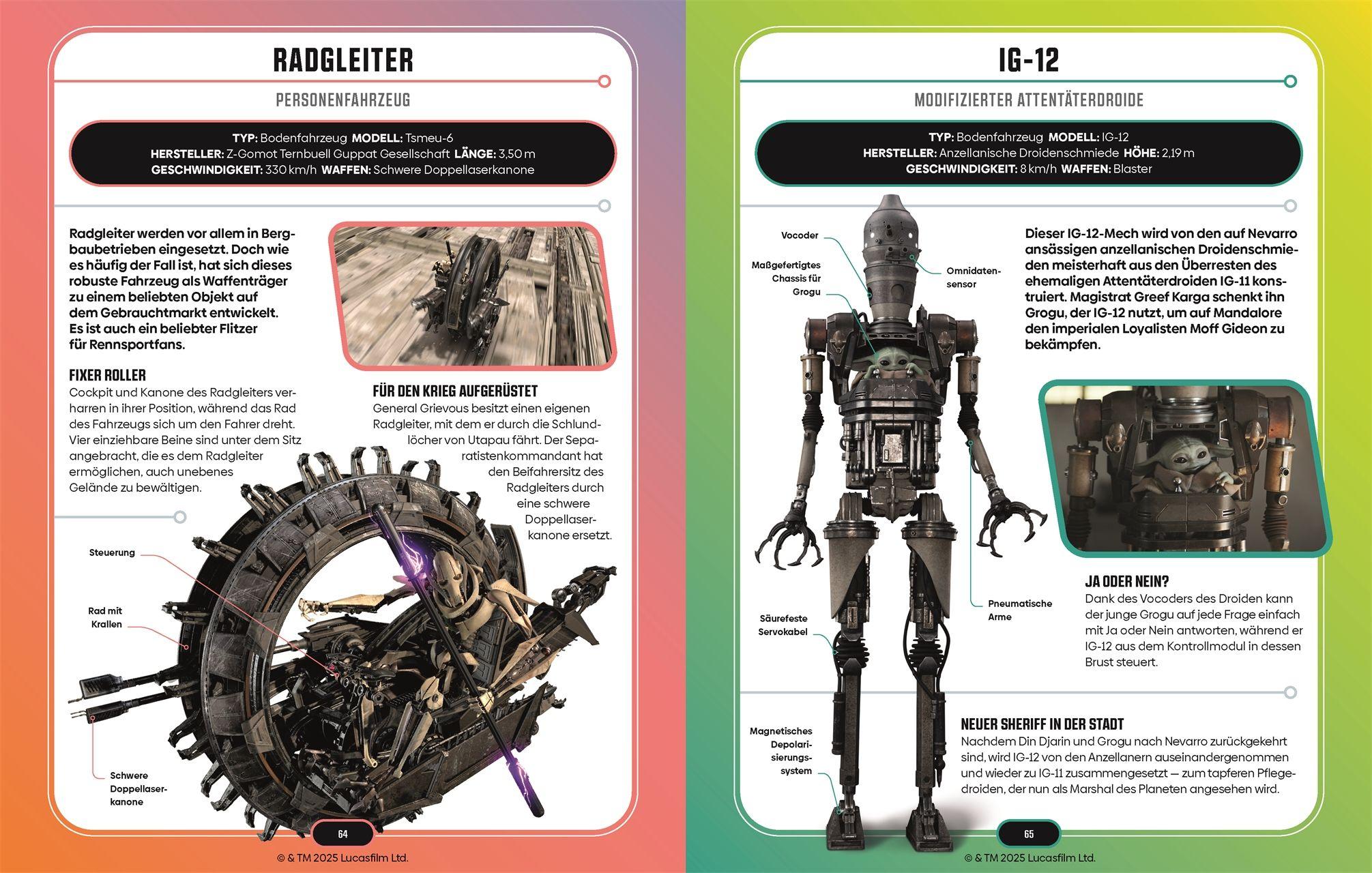 Beispielinhalt (Bild) Star Wars Lexikon der Raumschiffe und Fahrzeuge