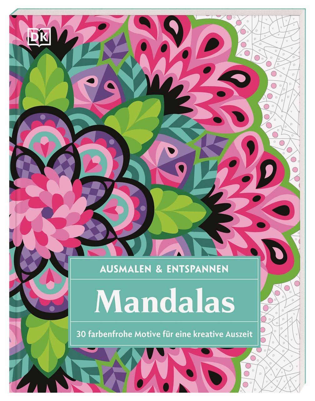 Vorderes Coverbild Ausmalen & Entspannen. Mandalas