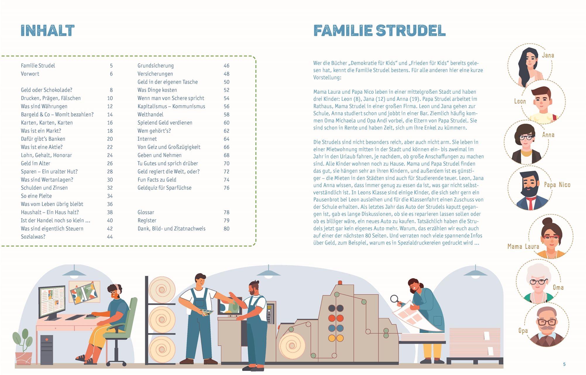 Beispielinhalt (Bild) Geld für Kids erklärt