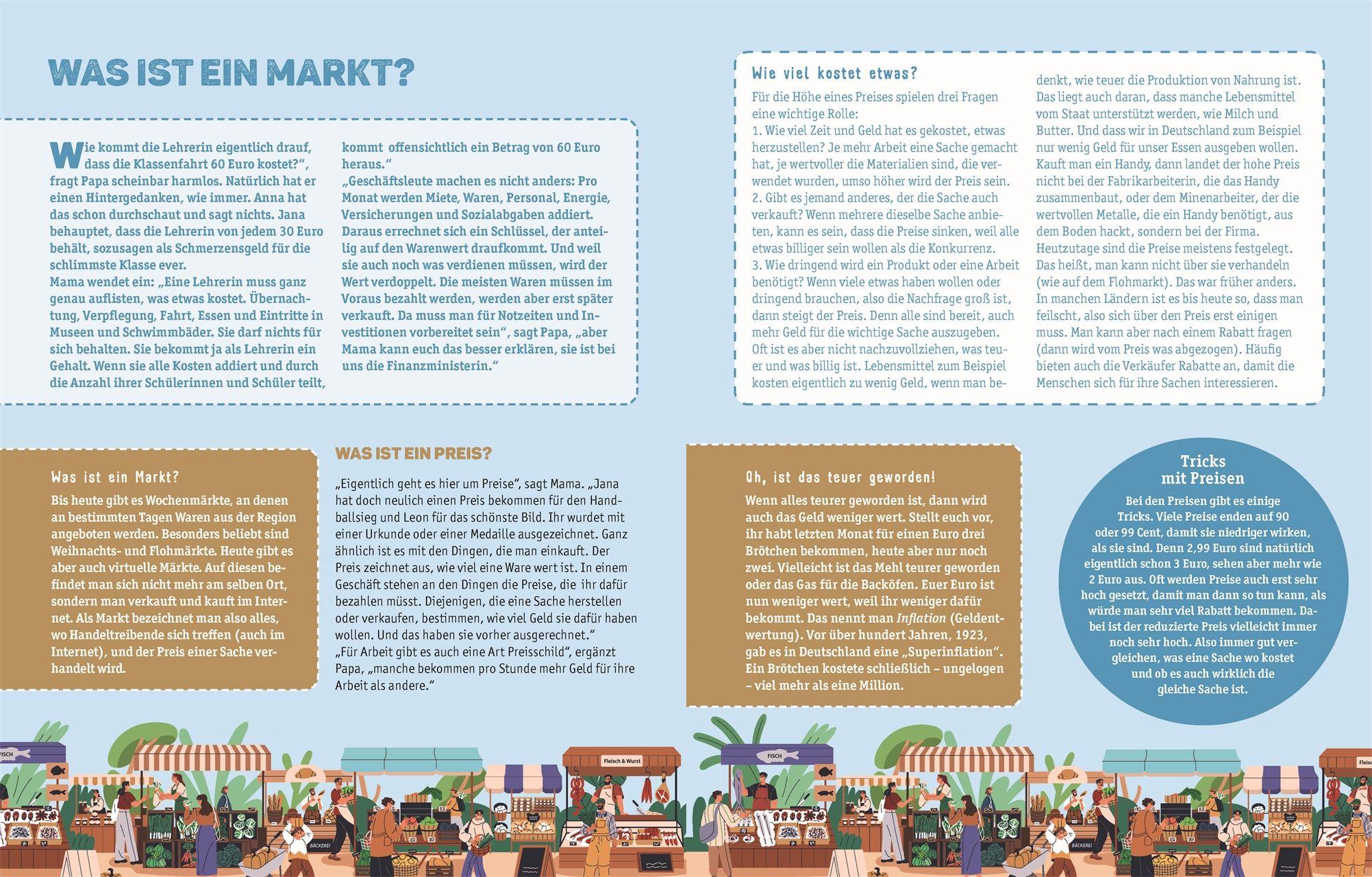 Beispielinhalt (Bild) Geld für Kids erklärt