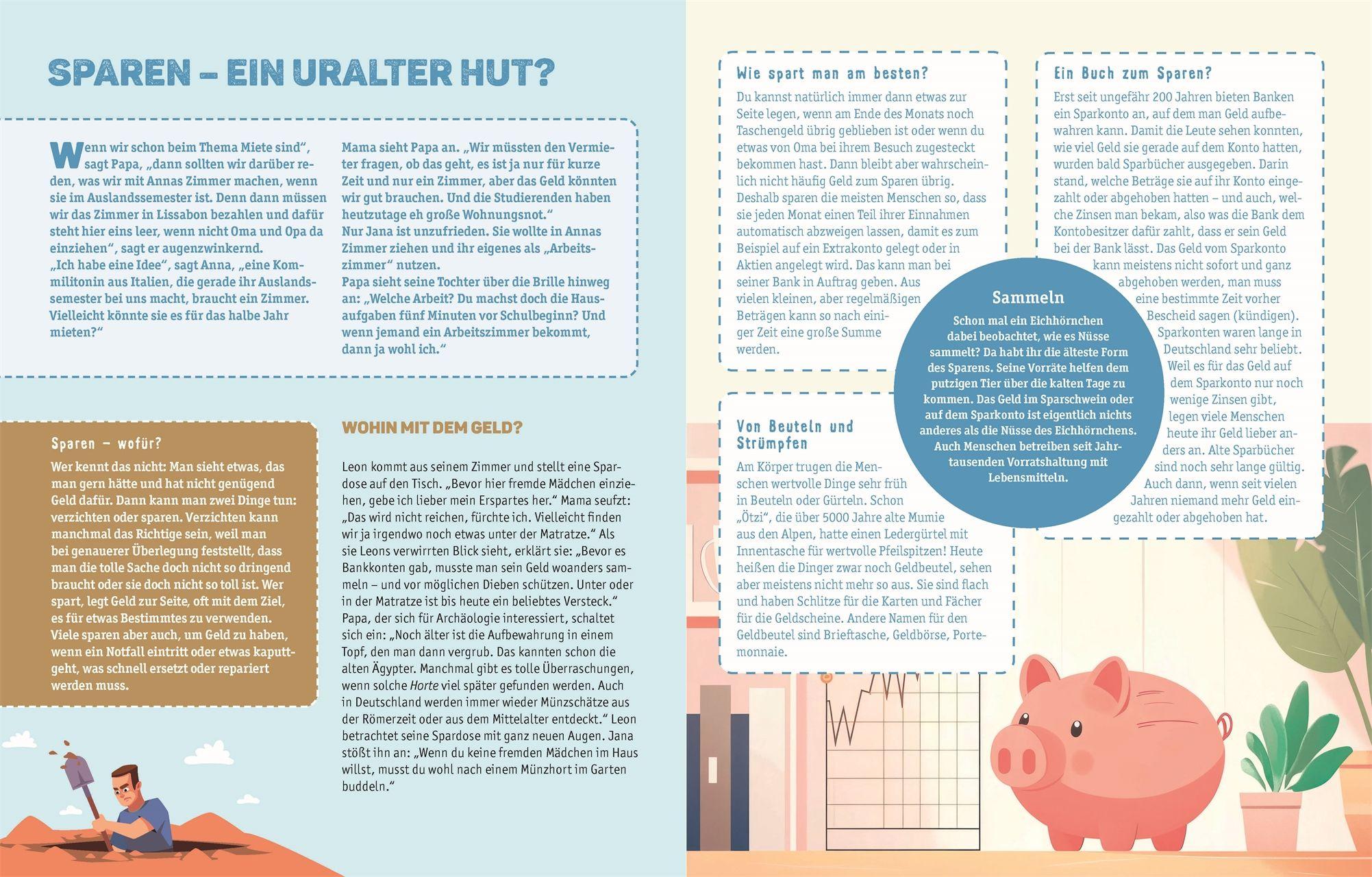 Beispielinhalt (Bild) Geld für Kids erklärt