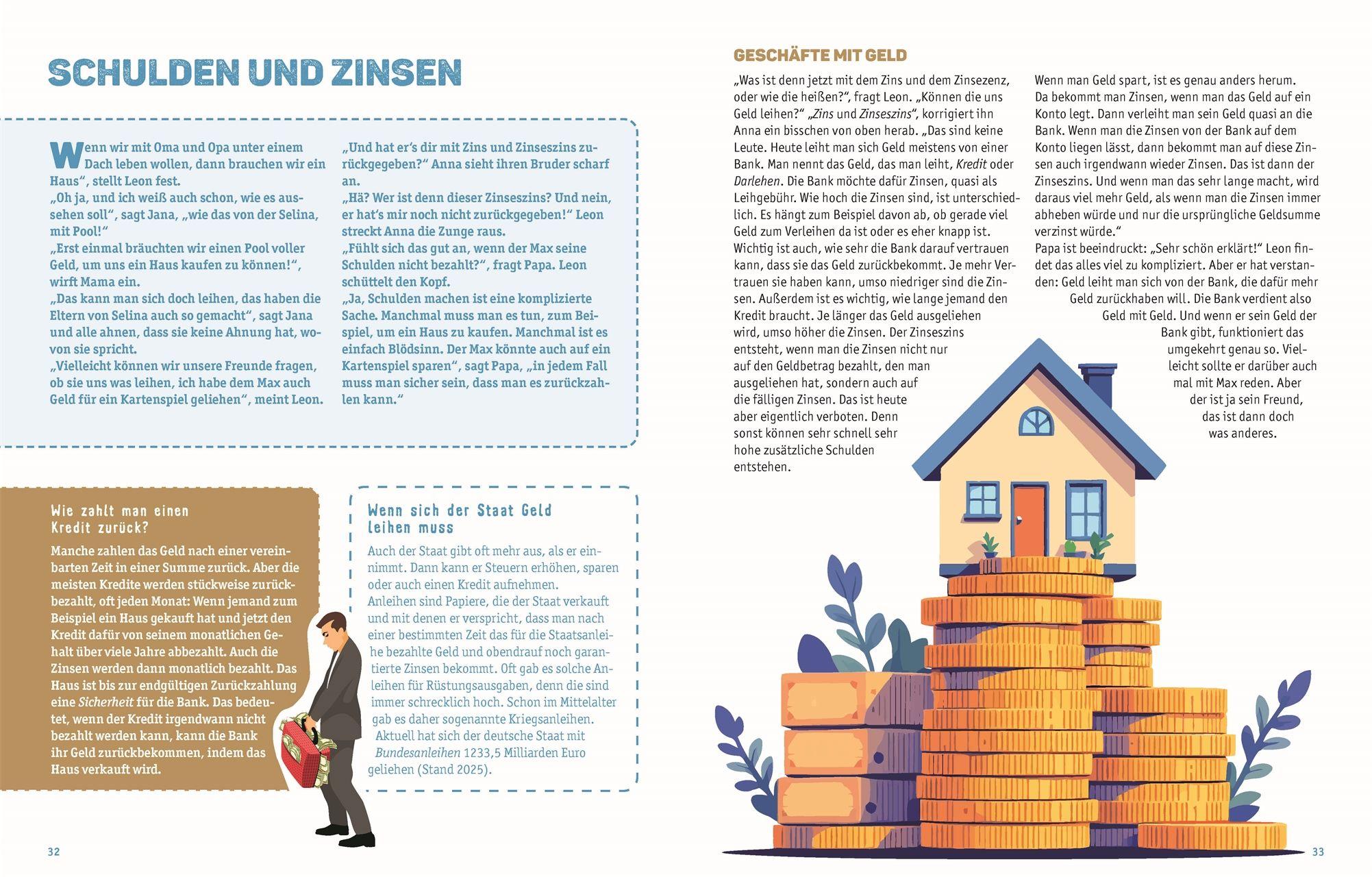 Beispielinhalt (Bild) Geld für Kids erklärt