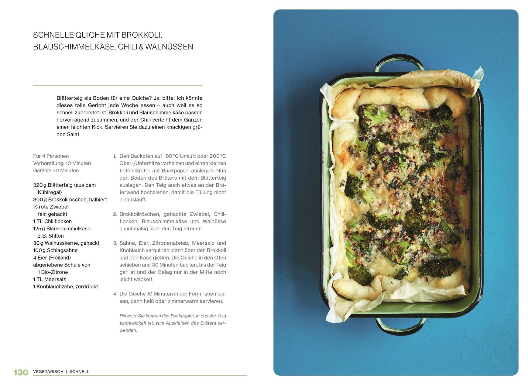 Beispielinhalt (Bild) Ofen Express vegetarisch