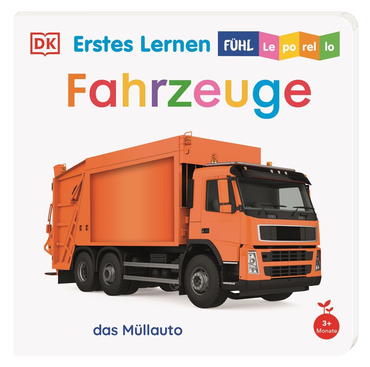 Vorderes Coverbild Erstes Lernen Fühl-Leporello. Fahrzeuge