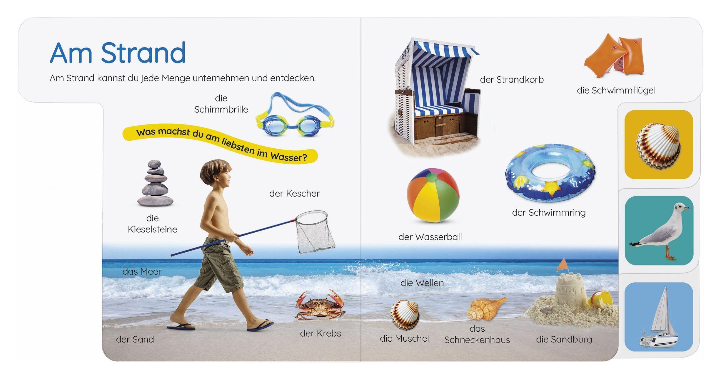 Beispielinhalt (Bild) Erstes Lernen Pocket. Am Meer