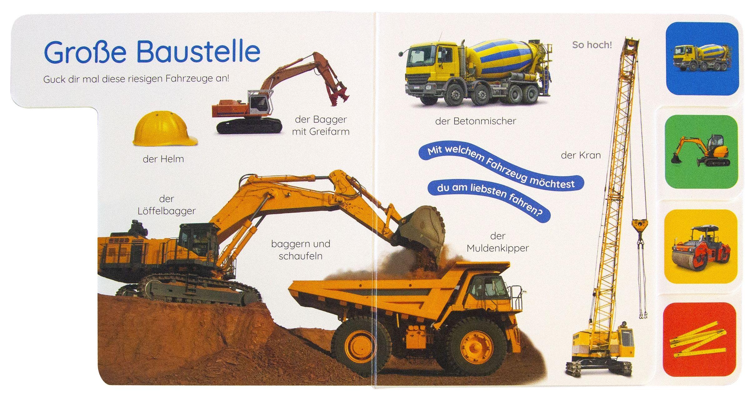 Beispielinhalt (Bild) Erstes Lernen Pocket. Baustelle