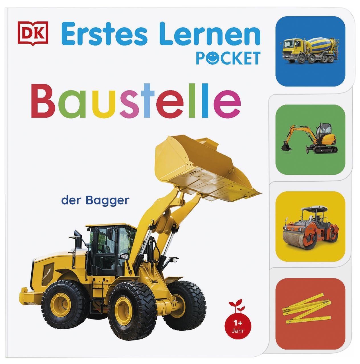 Vorderes Coverbild Erstes Lernen Pocket. Baustelle