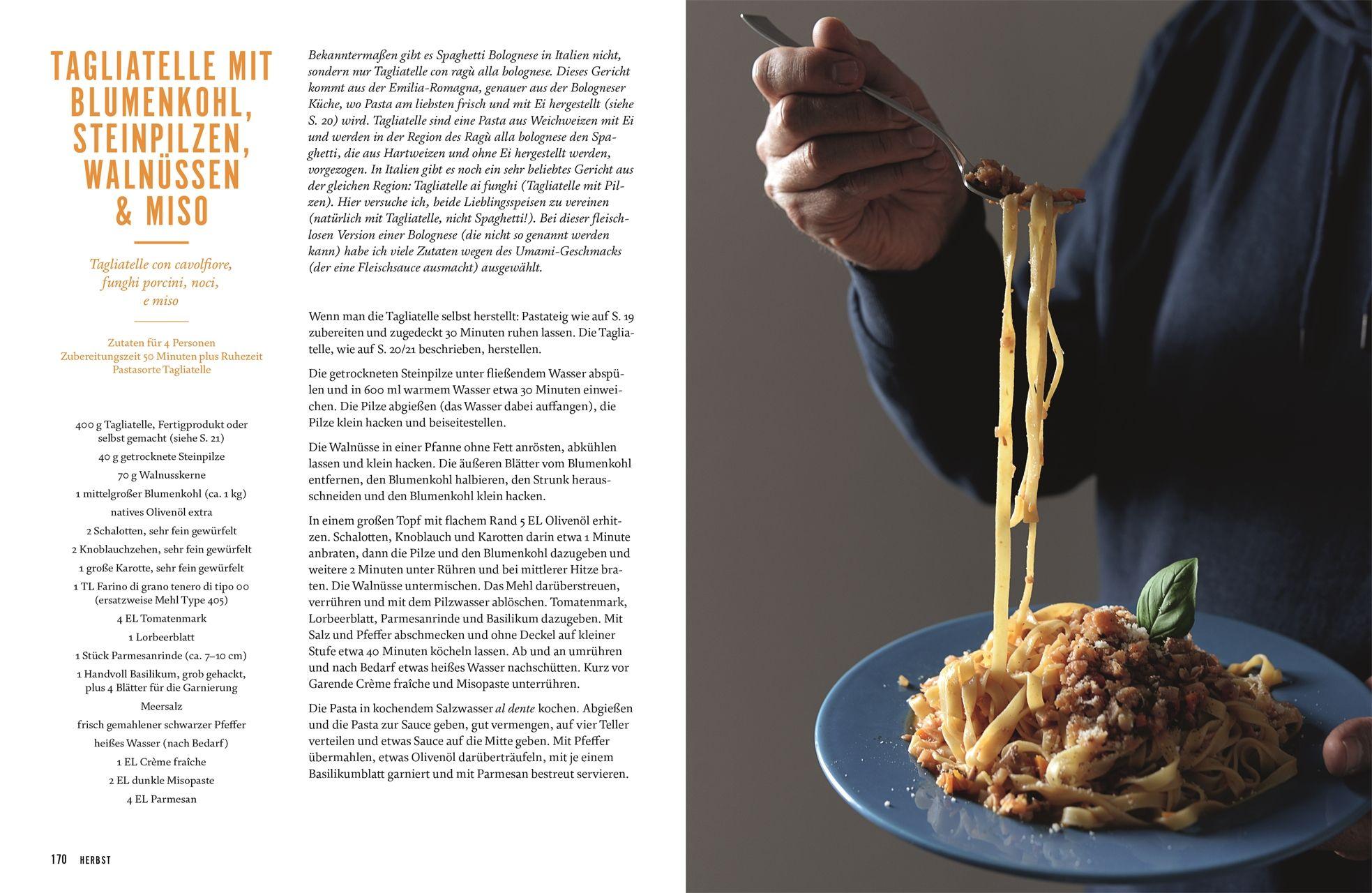 Beispielinhalt (Bild) Pasta & Verdura