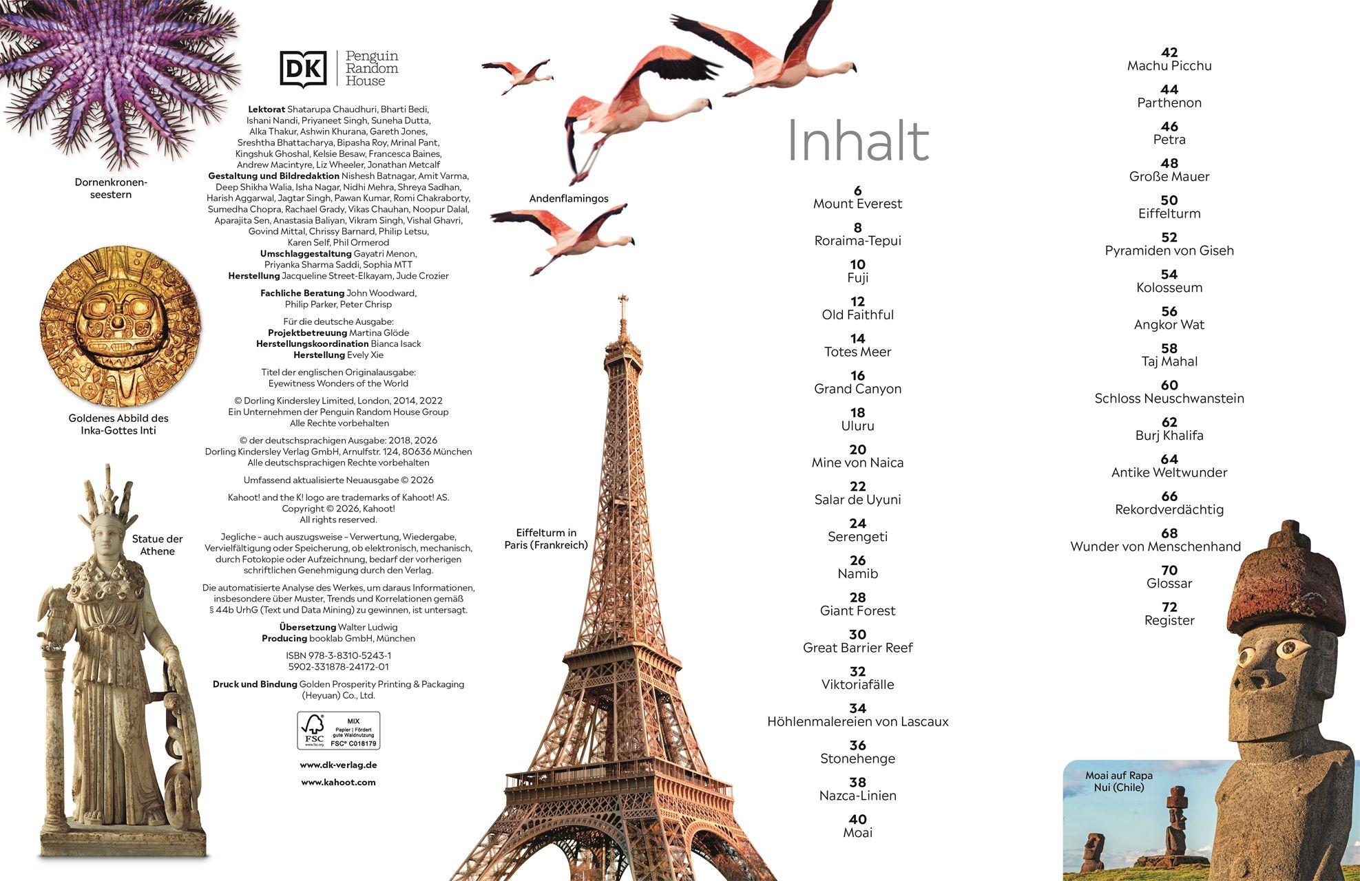 Beispielinhalt (Bild) memo Wissen. Wunder der Welt