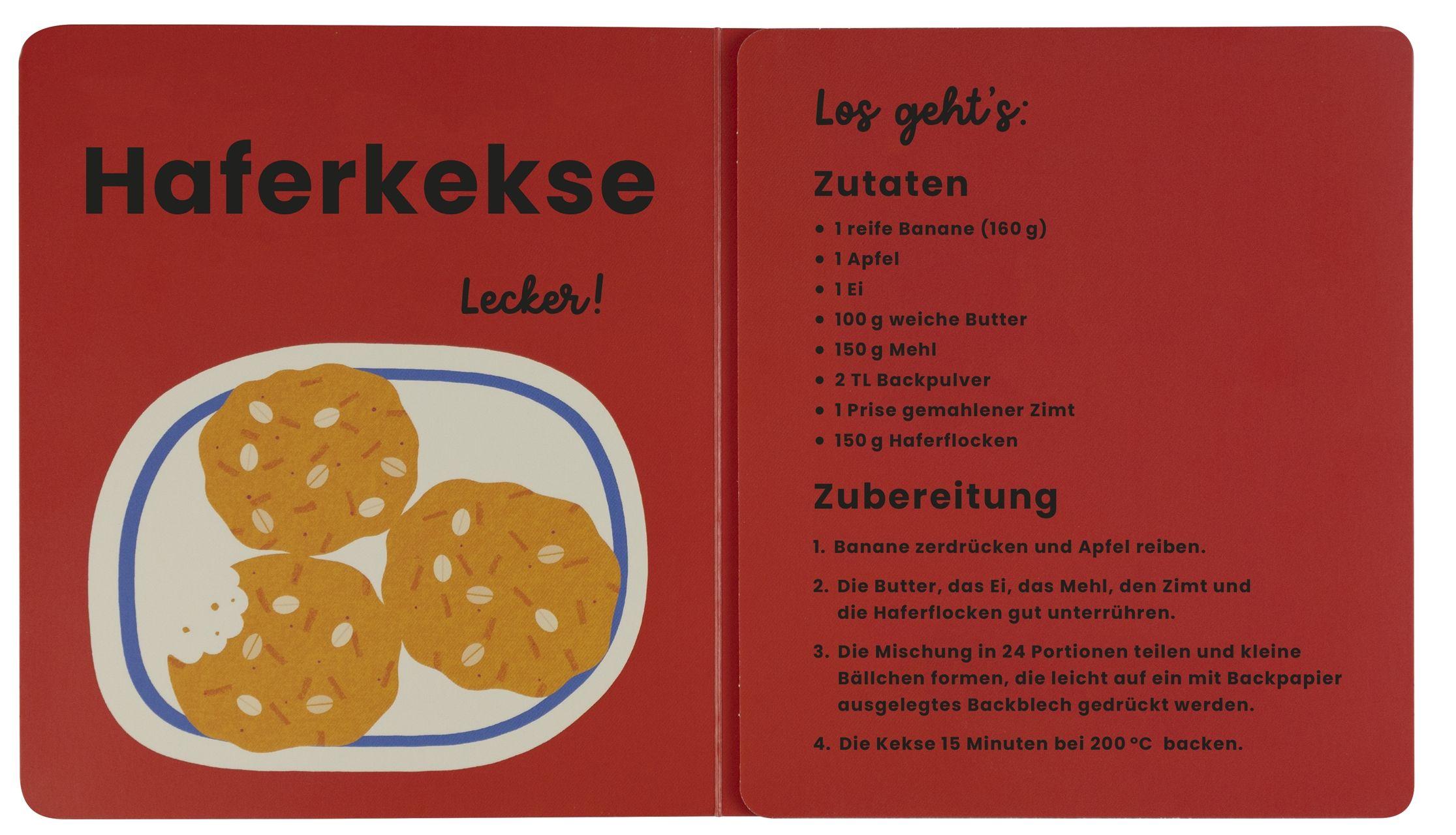 Beispielinhalt (Bild) Jamies erstes Kochbuch für Minis. Back mit mir! Kekse