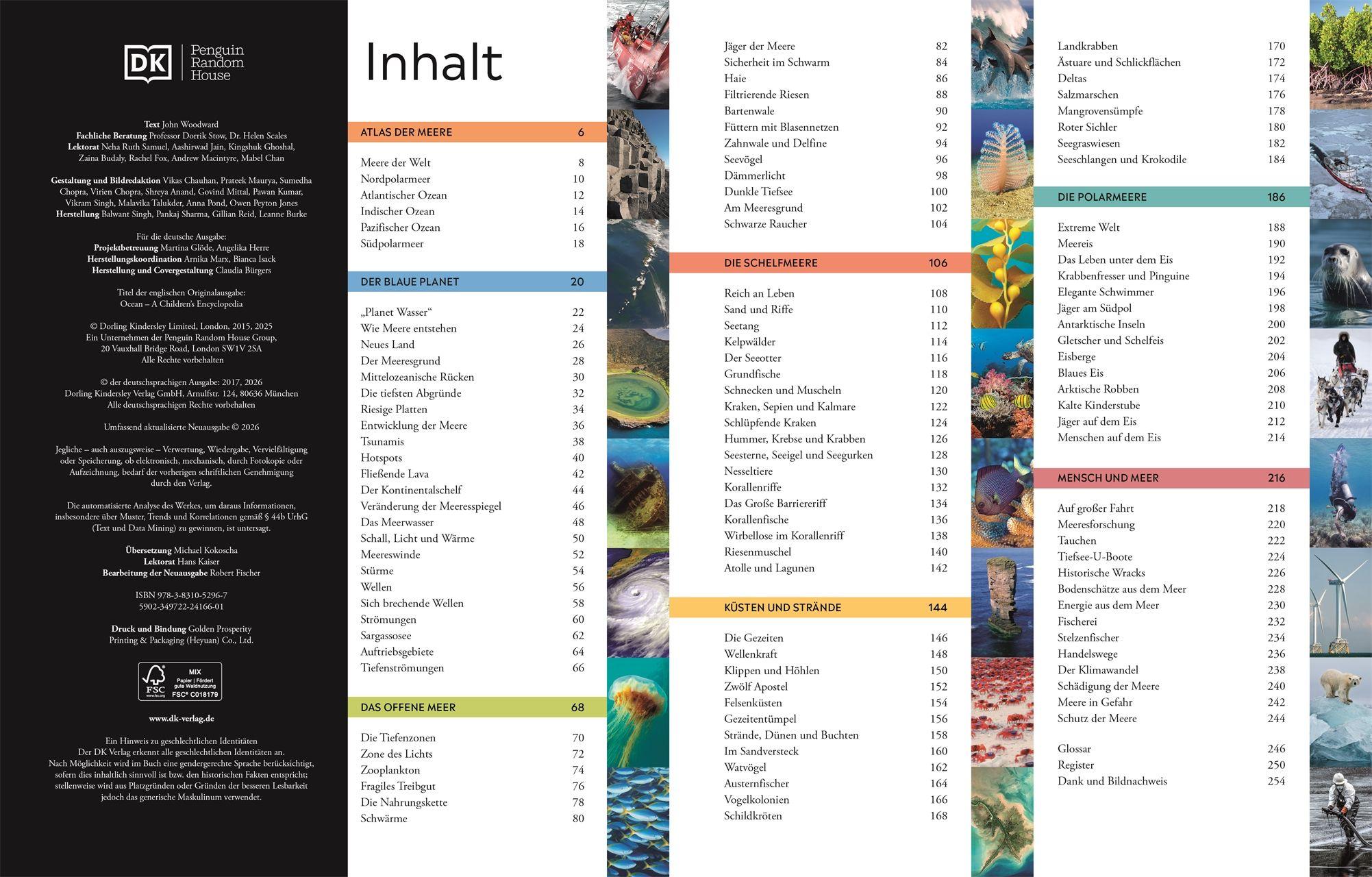 Beispielinhalt (Bild) Wissen für clevere Kids. Ozeane für clevere Kids