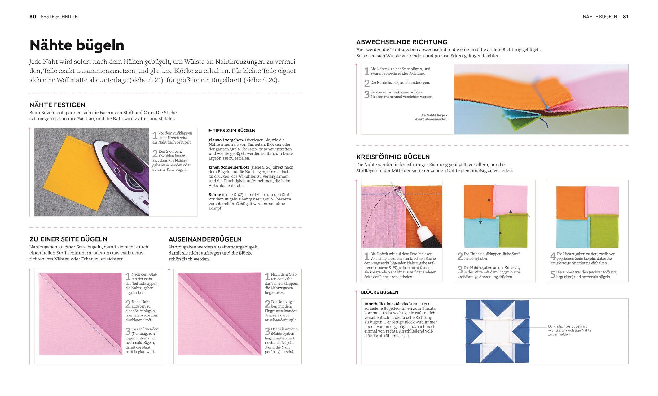 Beispielinhalt (Bild) Quilten - die große Schule