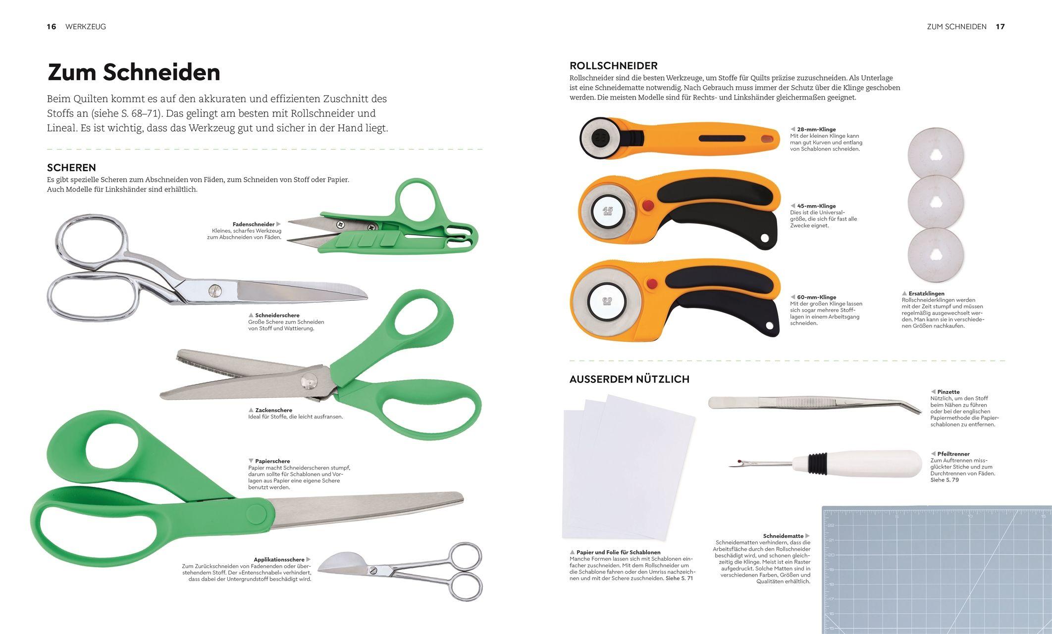 Beispielinhalt (Bild) Quilten - die große Schule