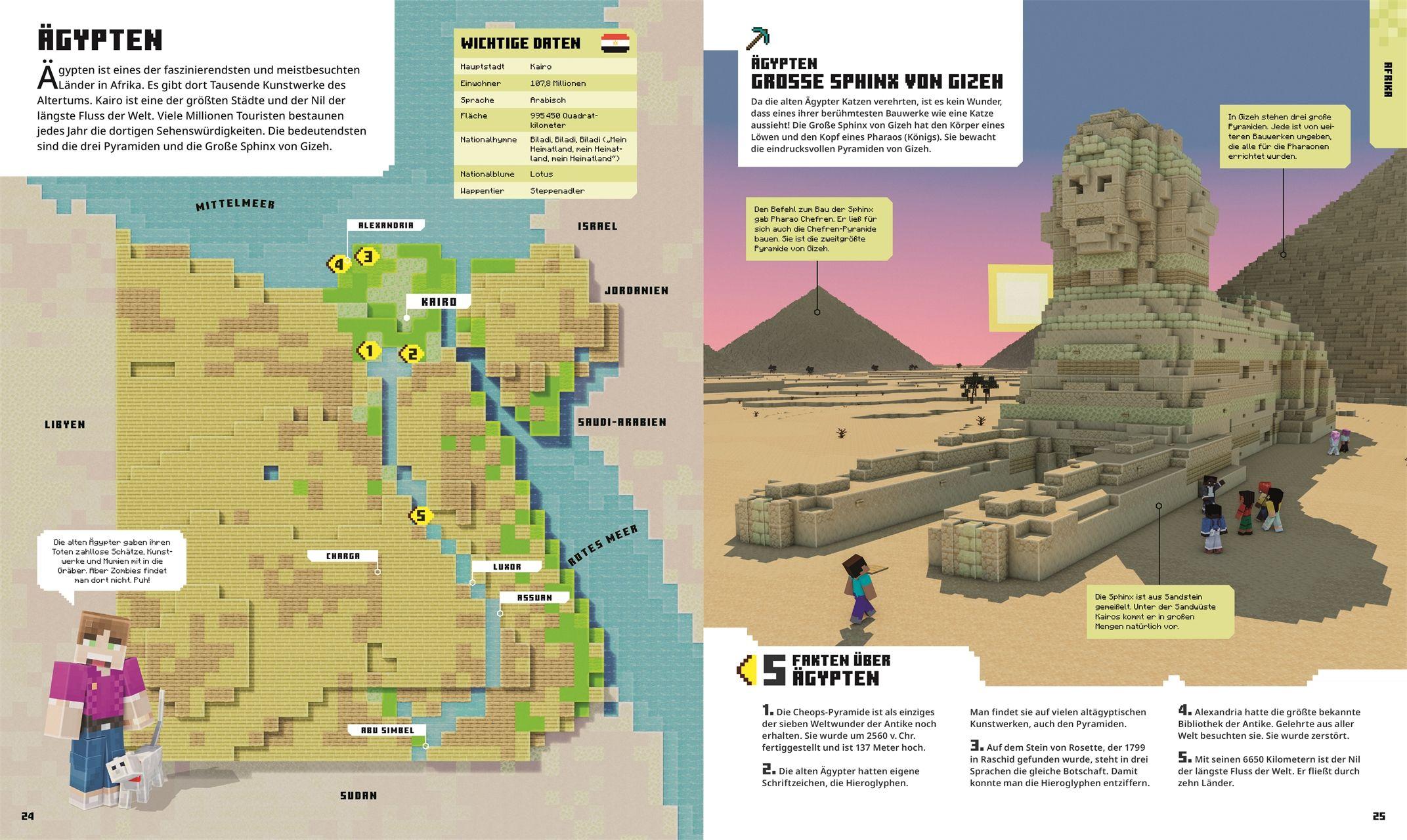 Beispielinhalt (Bild) Minecraft Weltatlas