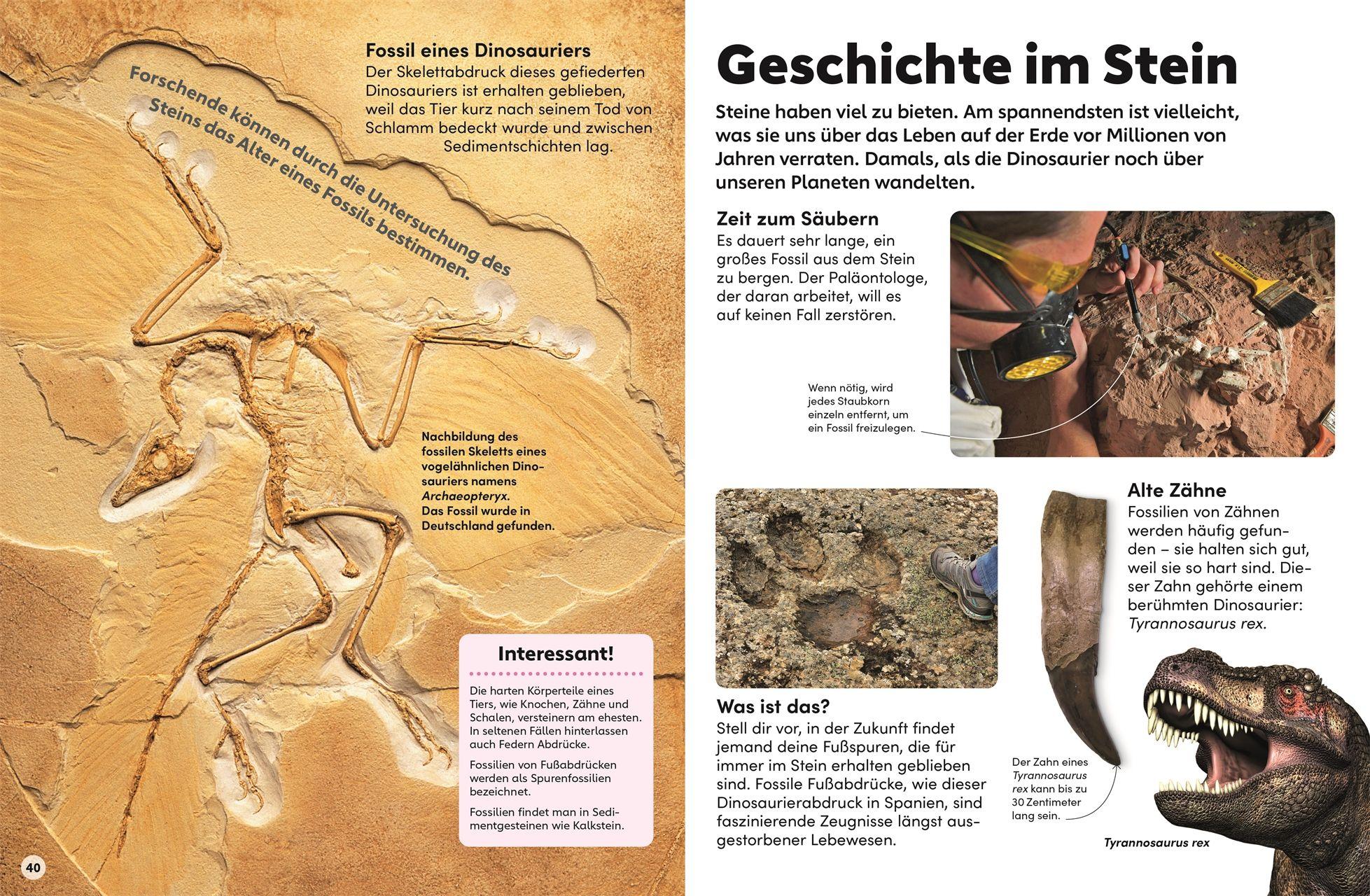 Beispielinhalt (Bild) memo Wissen Kids. Steine und Mineralien