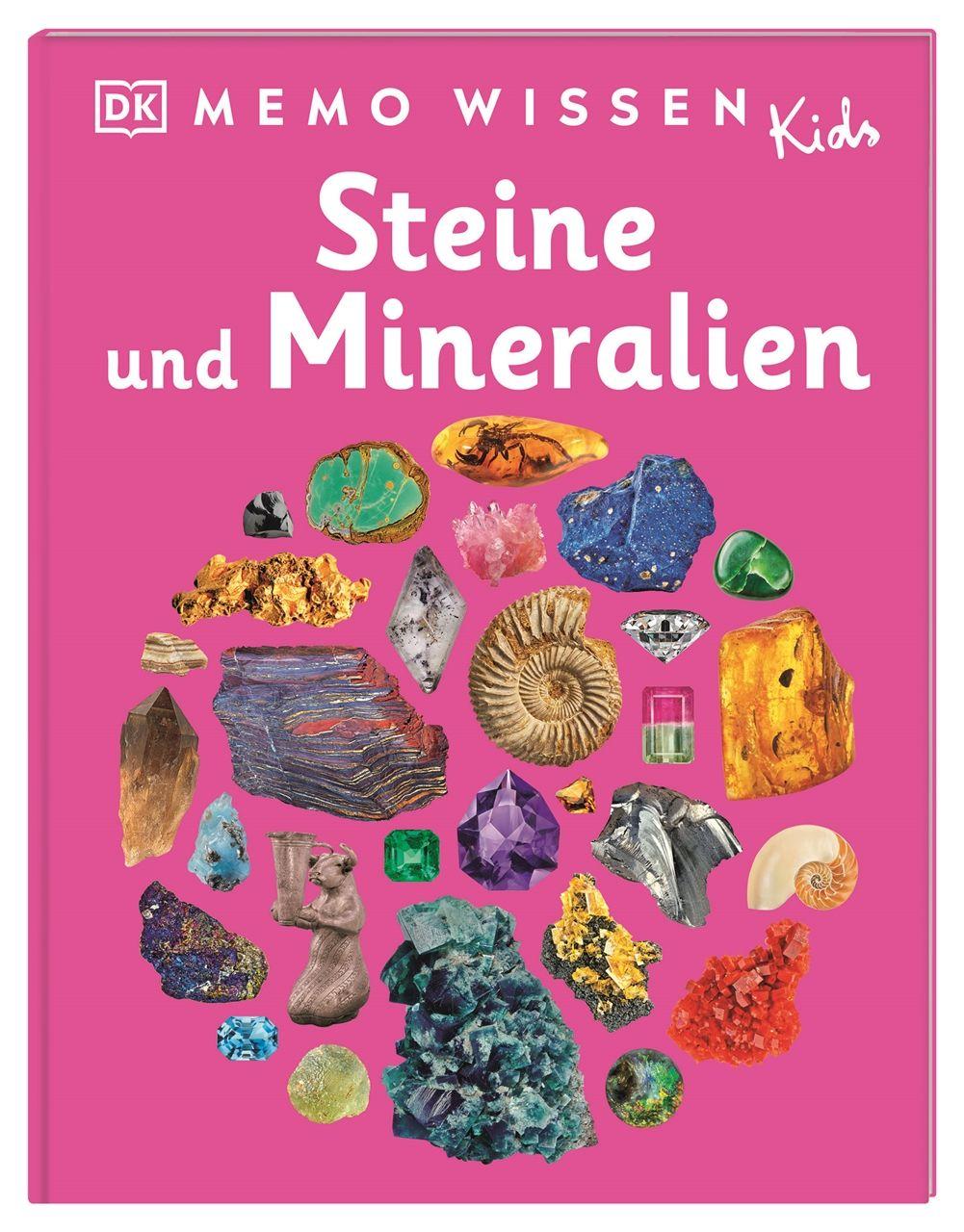 Vorderes Coverbild memo Wissen Kids. Steine und Mineralien