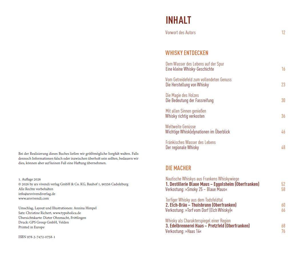 Beispielinhalt (Bild) Whiskyland Franken - Die Macher. Die Genießer. Die Botschafter (Neuauflage)