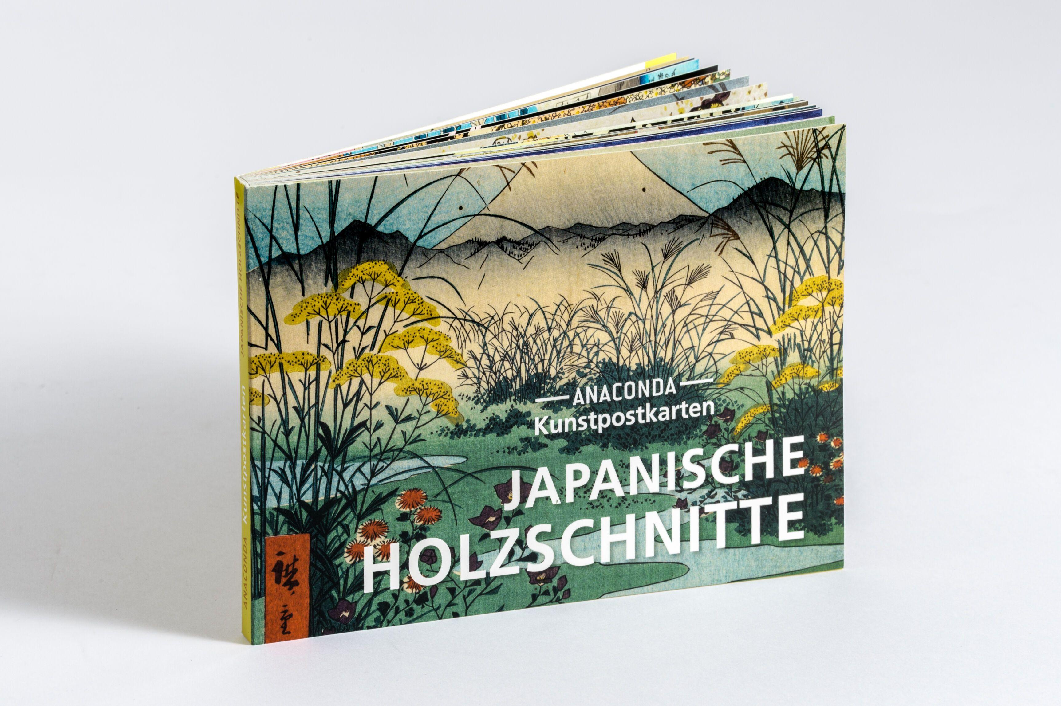 Beispielinhalt (Bild) Postkarten-Set Japanische Holzschnitte