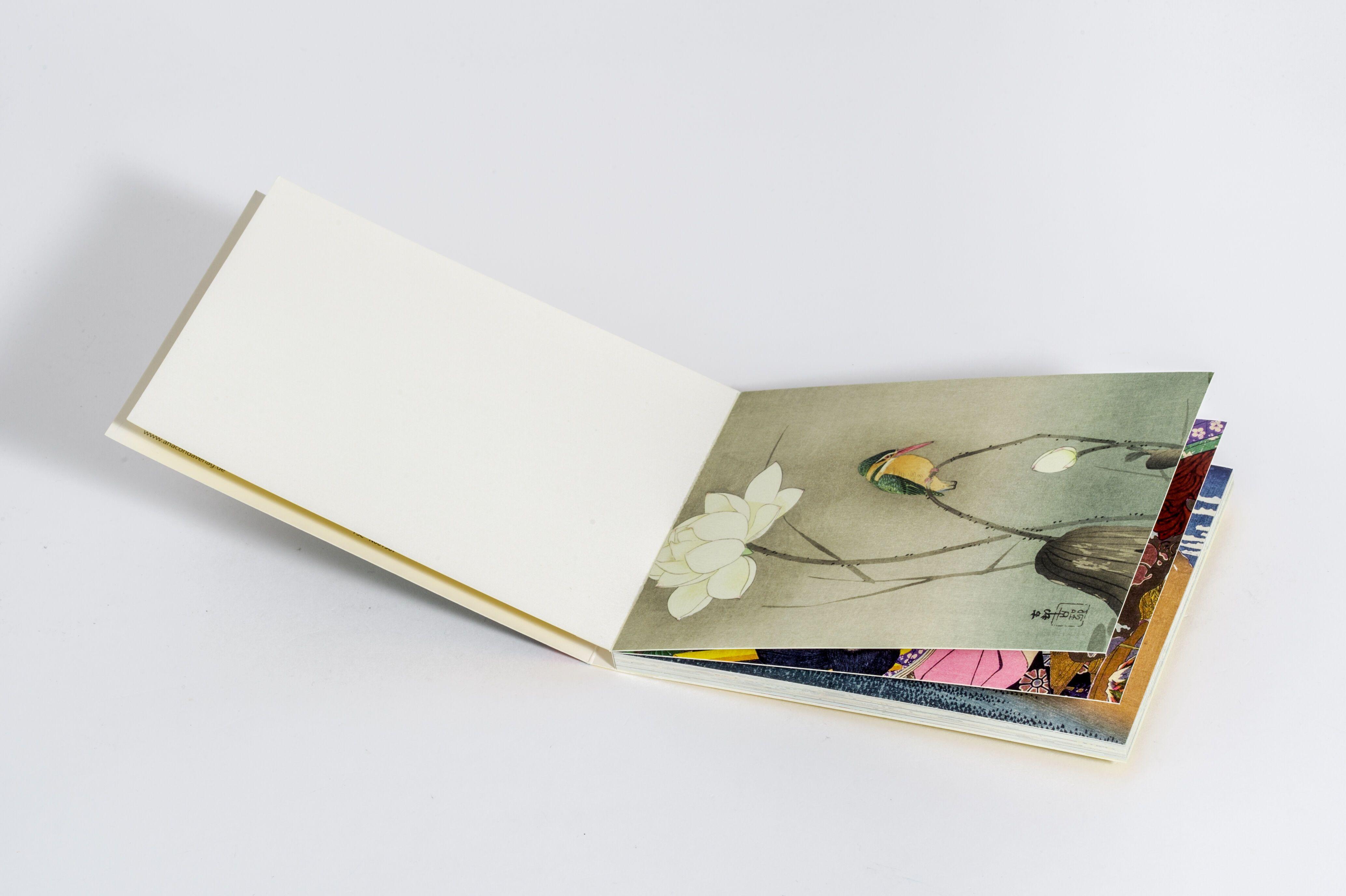 Beispielinhalt (Bild) Postkarten-Set Japanische Holzschnitte