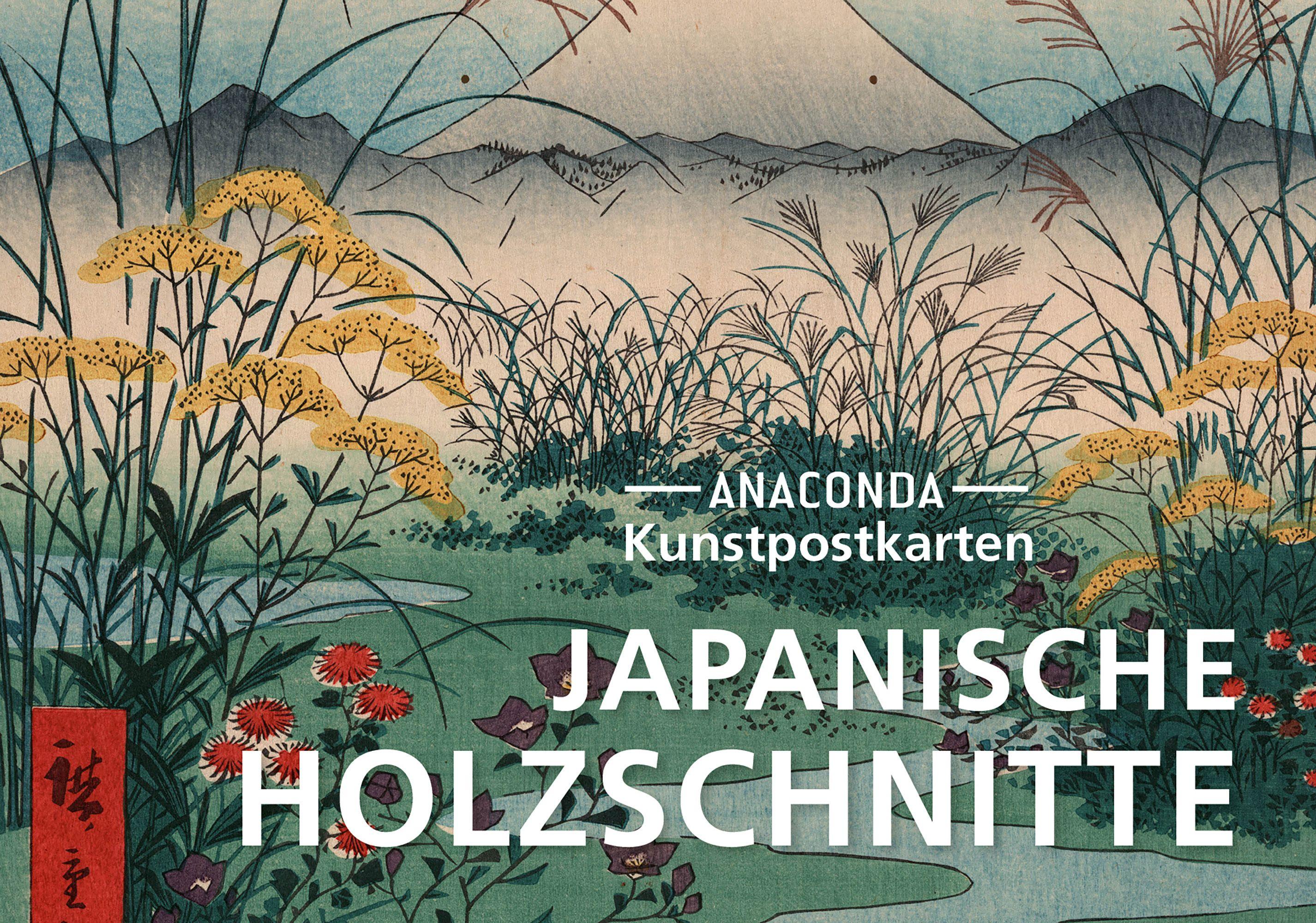 Vorderes Coverbild Postkarten-Set Japanische Holzschnitte