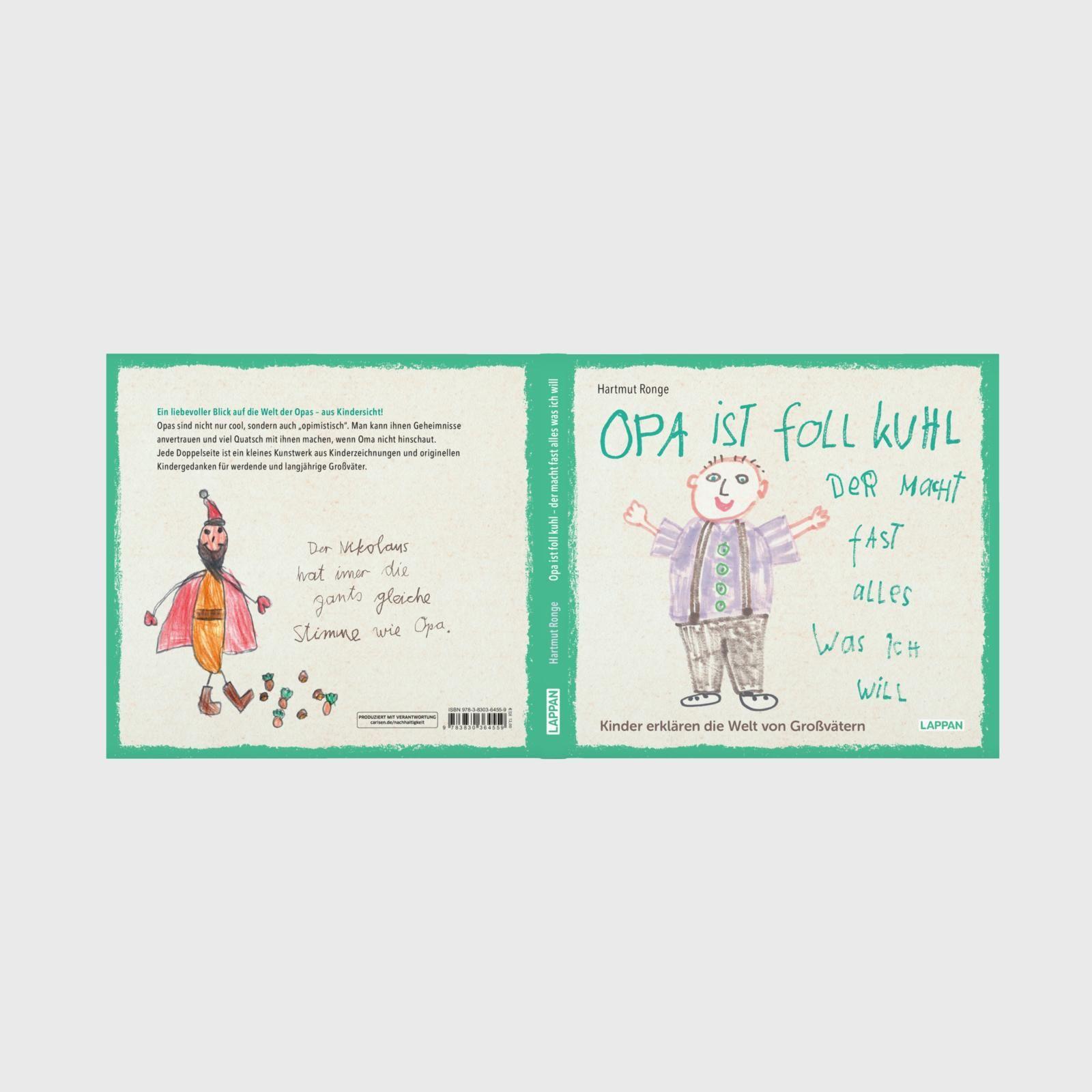 Beispielinhalt (Bild) Opa ist foll kuhl der macht fast alles was ich will