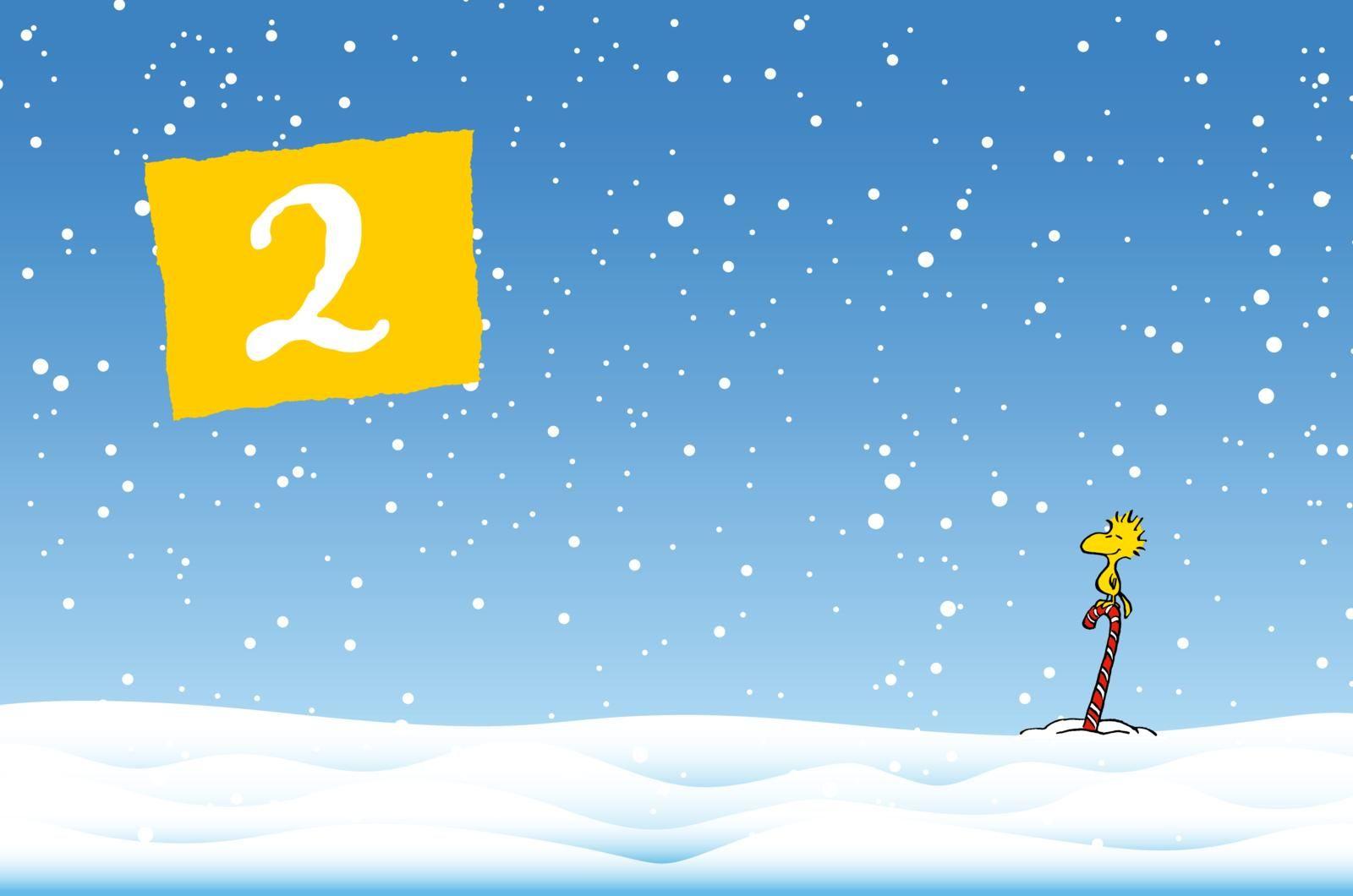 Beispielinhalt (Bild) Peanuts Geschenkbuch: Mit Snoopy und den Peanuts durch den Advent