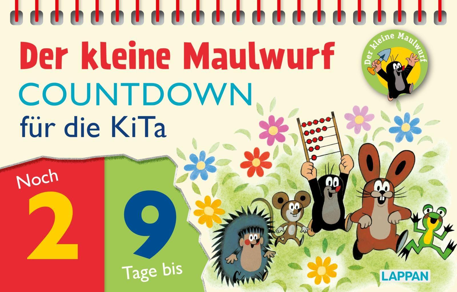 Vorderes Coverbild Der kleine Maulwurf Countdown für die Kita