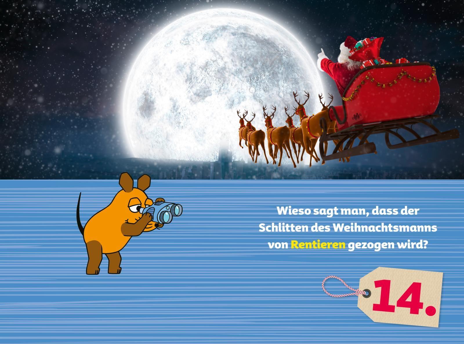 Beispielinhalt (Bild) Frag doch mal ... die Maus: Der Adventskalender 2026