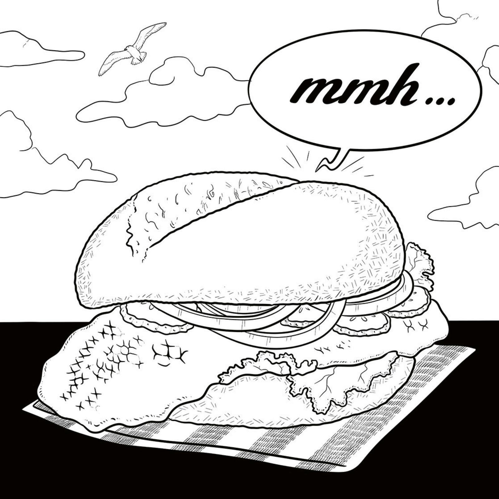 Beispielinhalt (Bild) MOIN! Malbuch