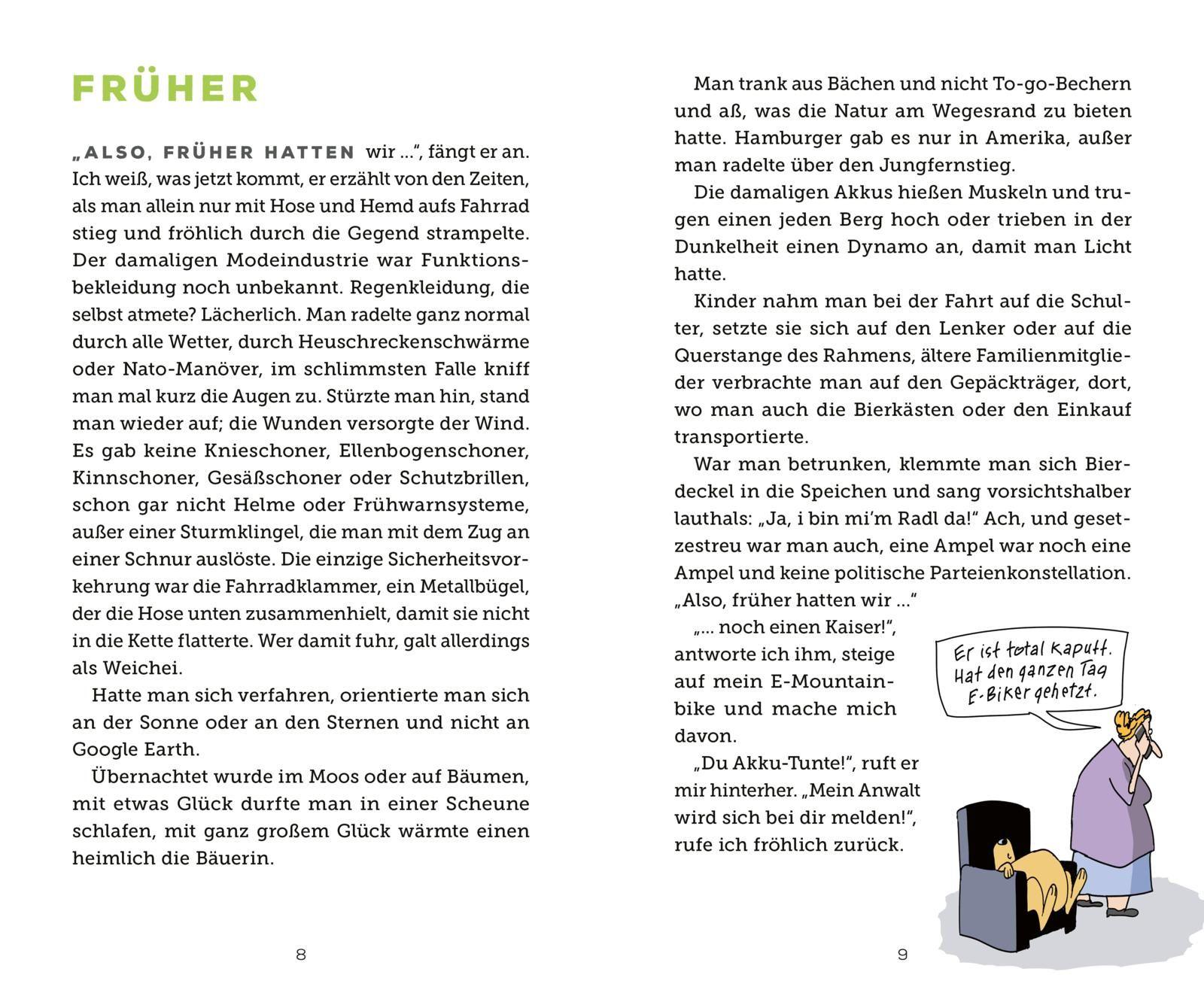 Beispielinhalt (Bild) Überleben auf dem E-Bike