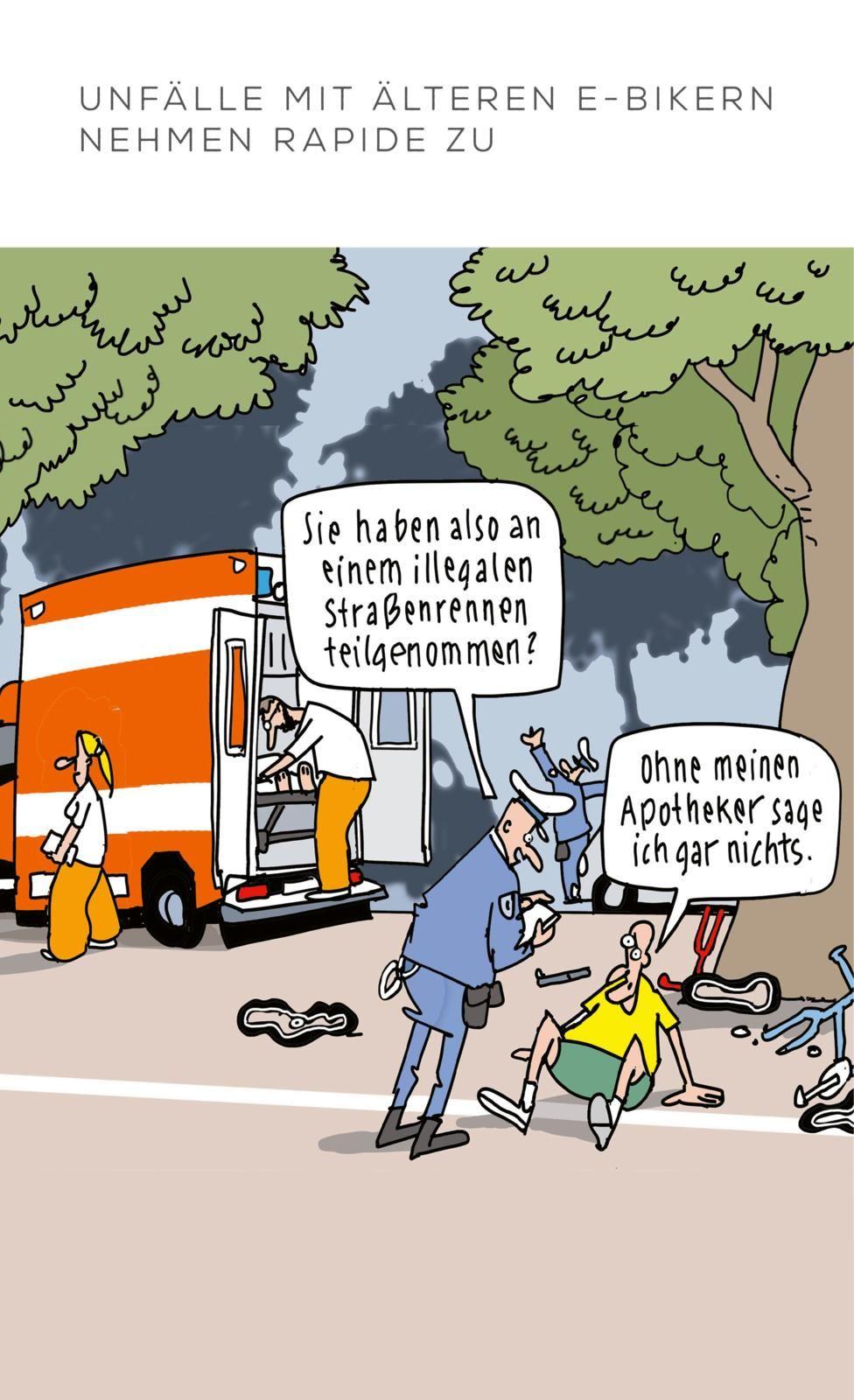 Beispielinhalt (Bild) Überleben auf dem E-Bike