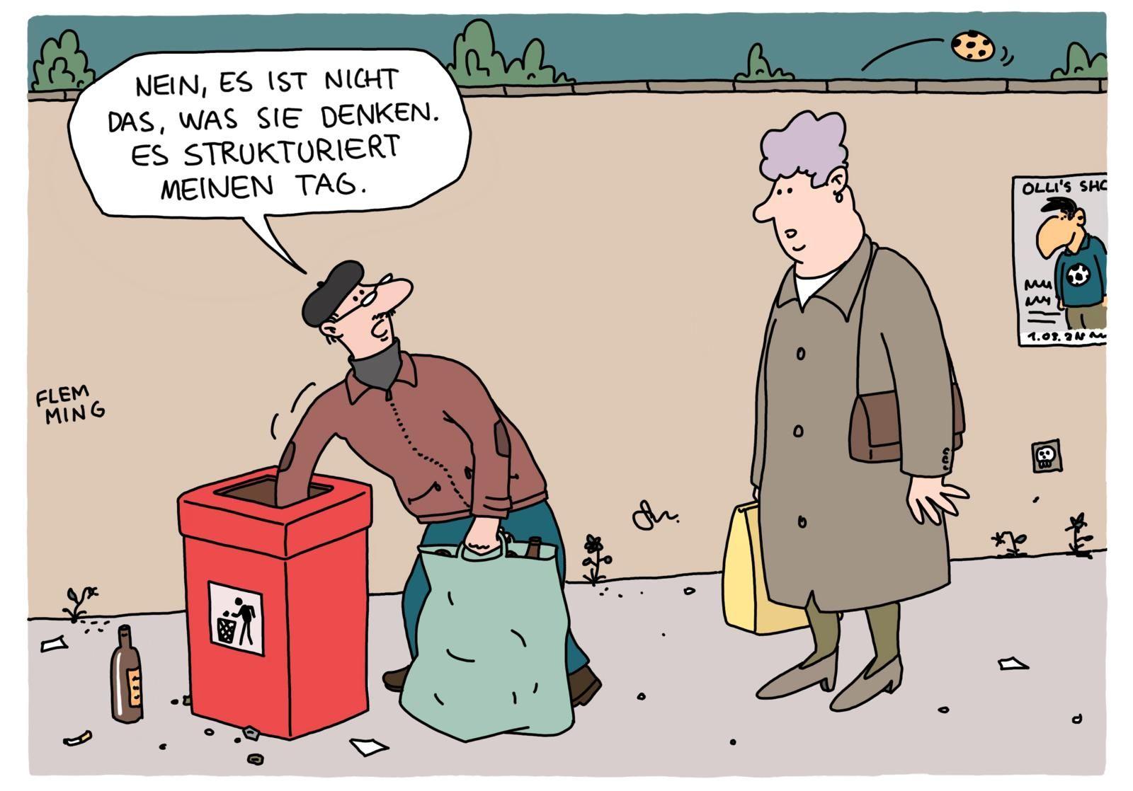 Beispielinhalt (Bild) Das ist die Gnade der frühen Geburt