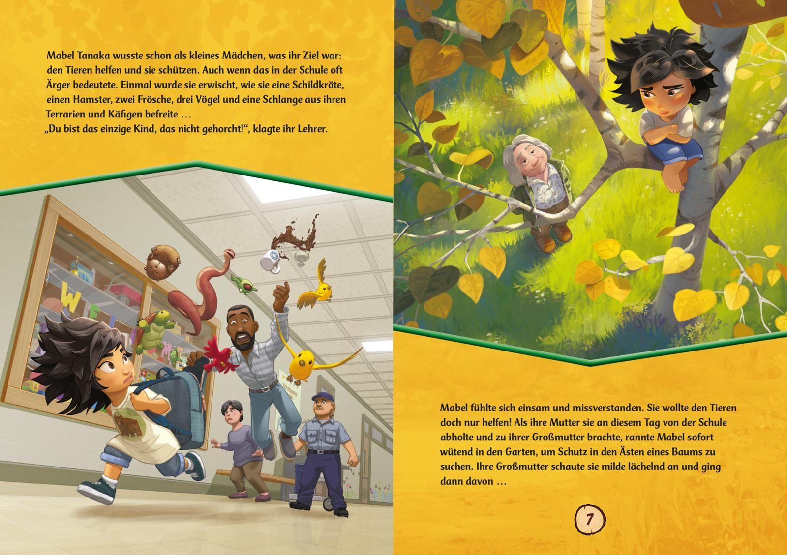 Beispielinhalt (Bild) Disney Filmbuch zum Vorlesen: Hoppers: Das Buch zum Film