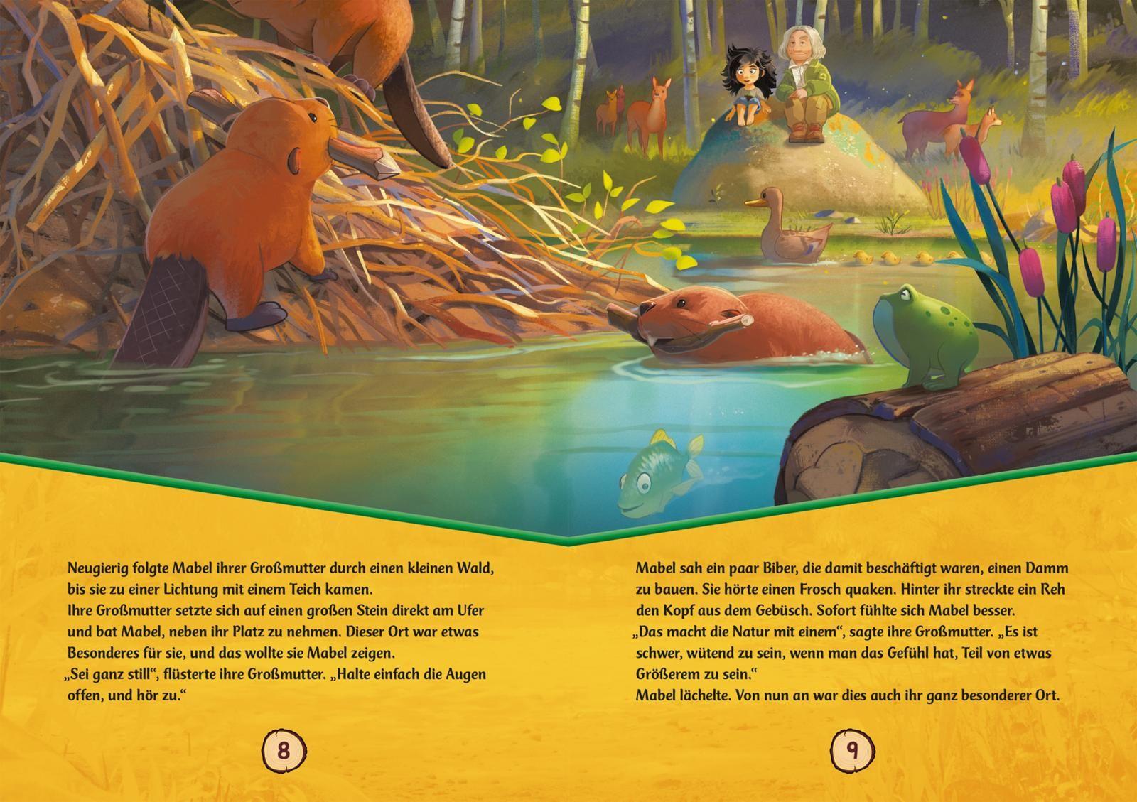 Beispielinhalt (Bild) Disney Filmbuch zum Vorlesen: Hoppers: Das Buch zum Film