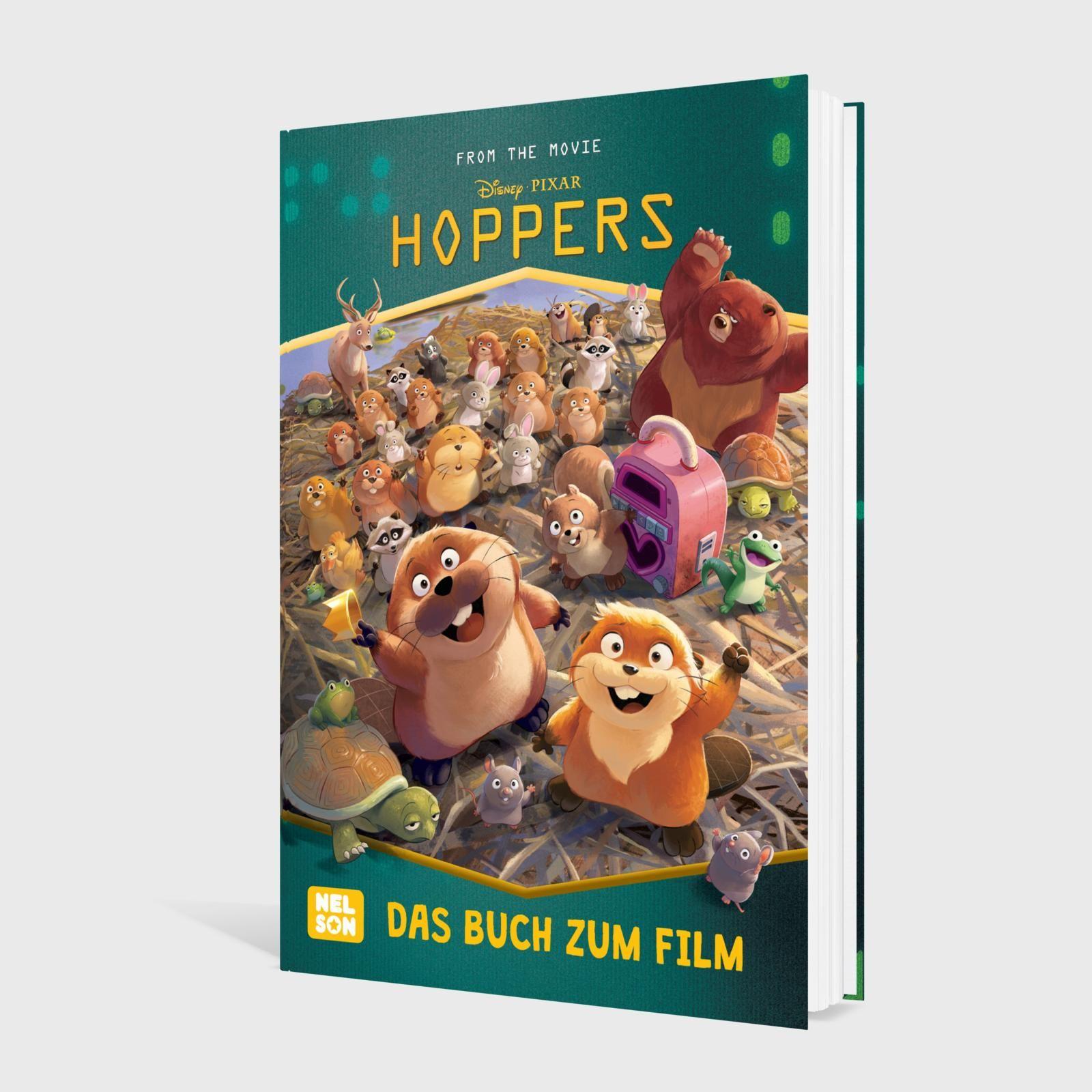 Beispielinhalt (Bild) Disney Filmbuch zum Vorlesen: Hoppers: Das Buch zum Film