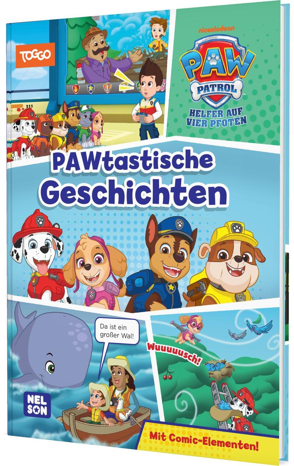 Vorderes Coverbild PAW Patrol Geschichtenbuch: PAWtastische Geschichten