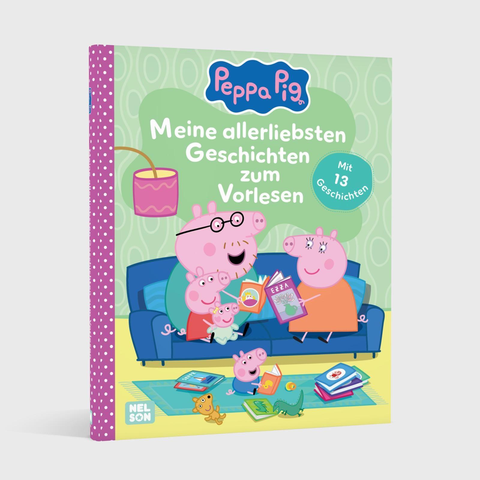 Beispielinhalt (Bild) Peppa Wutz Gutenachtgeschichten:  Meine allerliebsten Geschichten zum Vorlesen