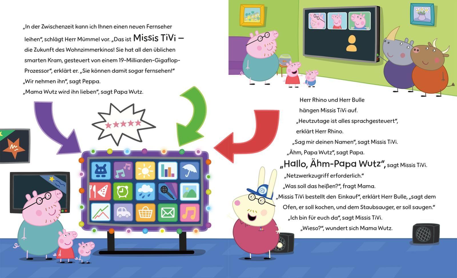 Beispielinhalt (Bild) Peppa Wutz Gutenachtgeschichten:  Meine allerliebsten Geschichten zum Vorlesen