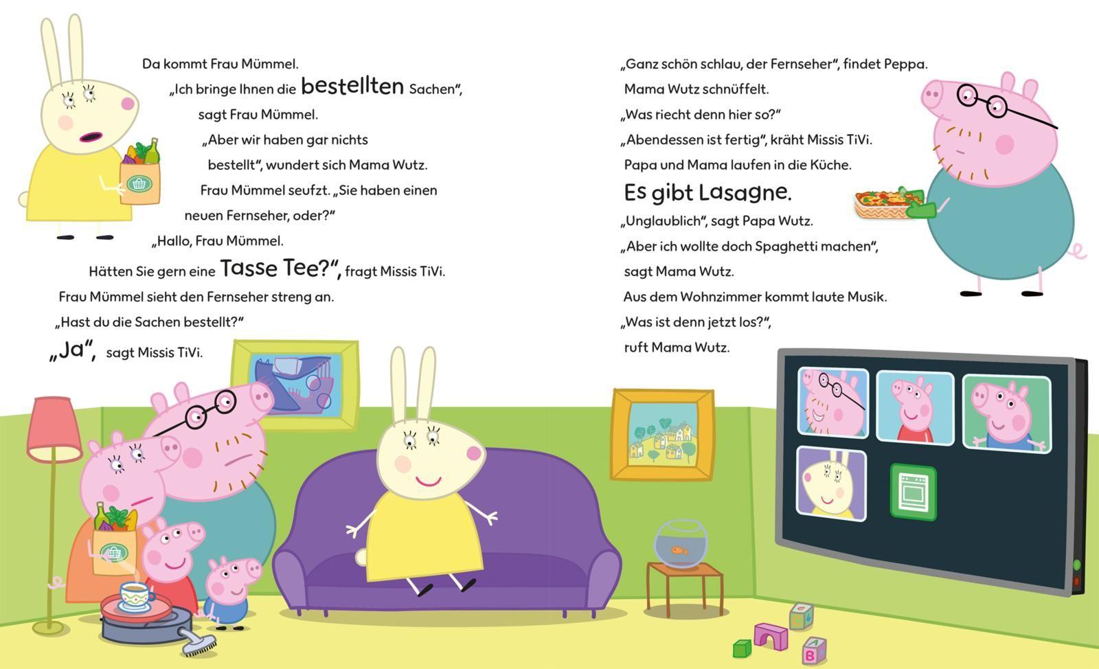 Beispielinhalt (Bild) Peppa Wutz Gutenachtgeschichten:  Meine allerliebsten Geschichten zum Vorlesen