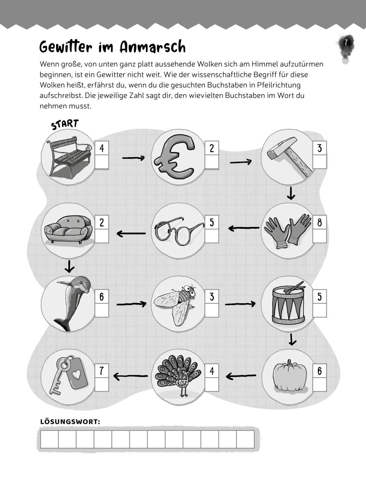 Beispielinhalt (Bild) Dein genialer Rätselblock