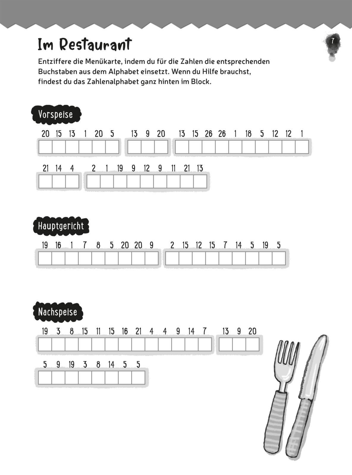 Beispielinhalt (Bild) Dein genialer Rätselblock