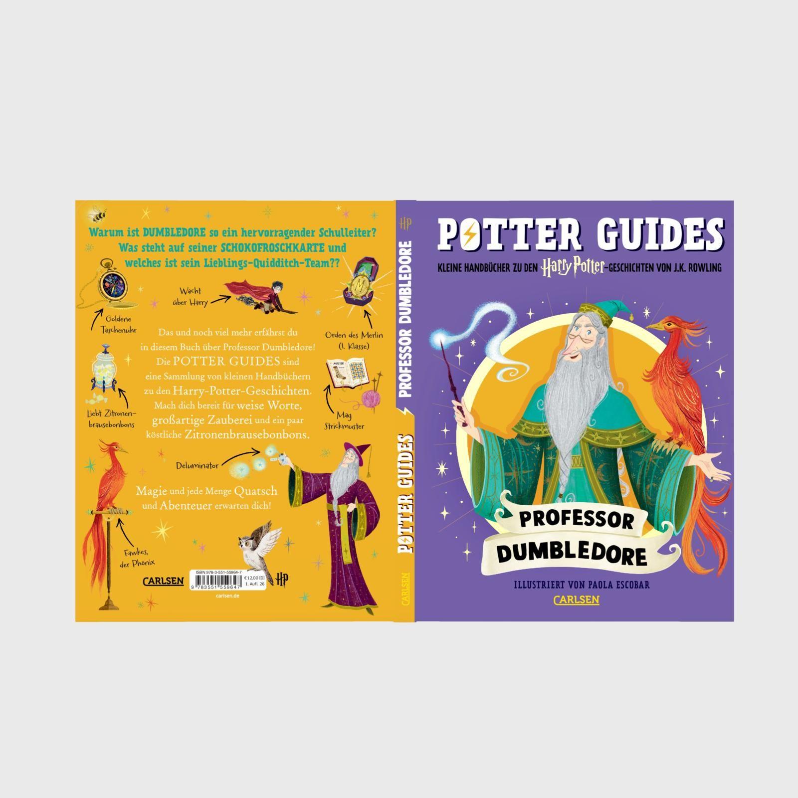 Beispielinhalt (Bild) Potter Guides: Professor Dumbledore