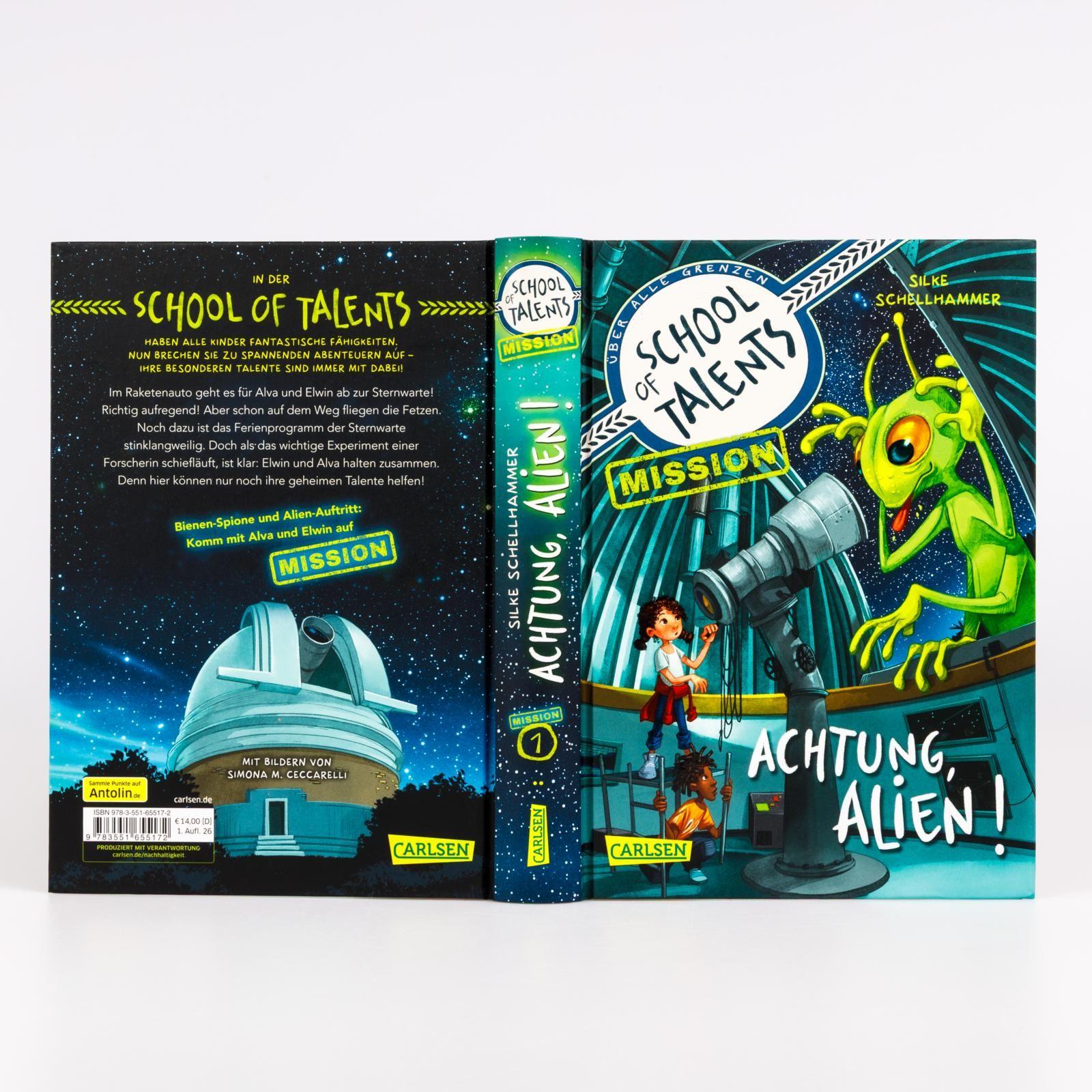 Beispielinhalt (Bild) School of Talents Mission 1: Achtung, Alien!