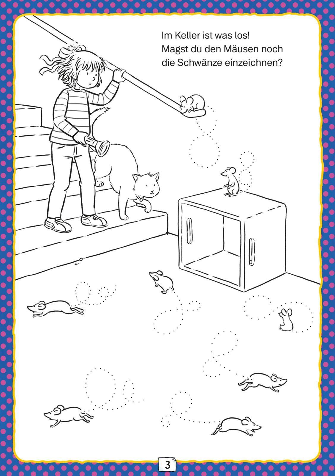 Beispielinhalt (Bild) Conni Gelbe Reihe (Beschäftigungsbuch): Erste Schwungübungen für Kita- und Vorschulkinder